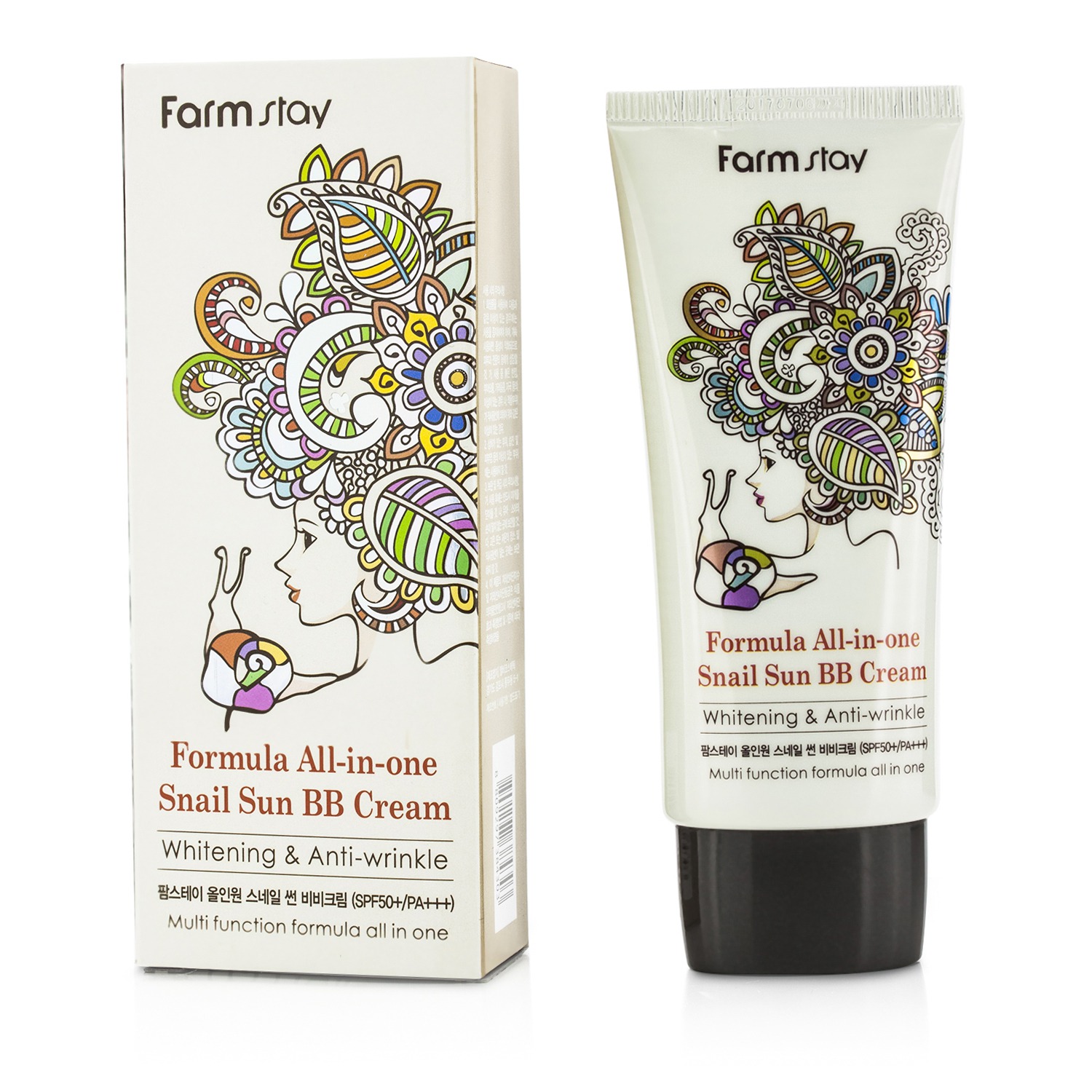 Farm Stay Formula All-In-One Snail Sun BB Cream SPF50+/PA+++ 50g/1.7oz
