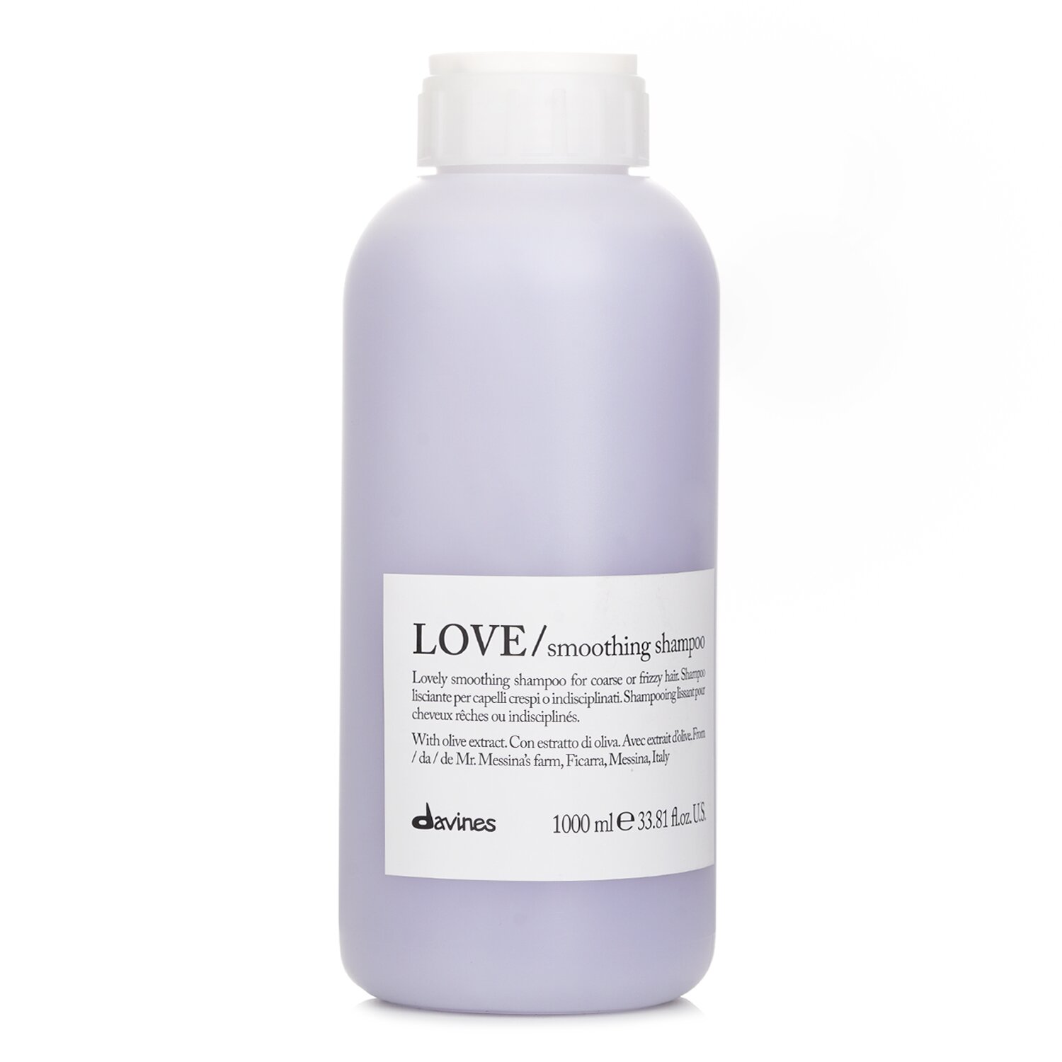 Davines Love Shampoo (Lovely Smoothing Shampoo For Coarse or Frizzy Hair) 1000ml/33.8oz