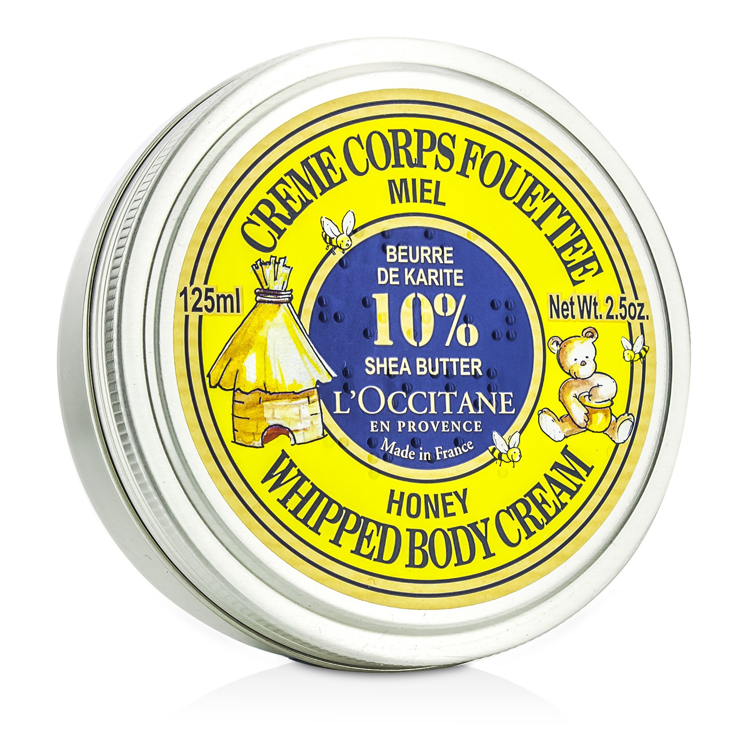 L'Occitane كريم مخفوق بالعسل وزبدة شيا للجسم 125ml/2.5oz