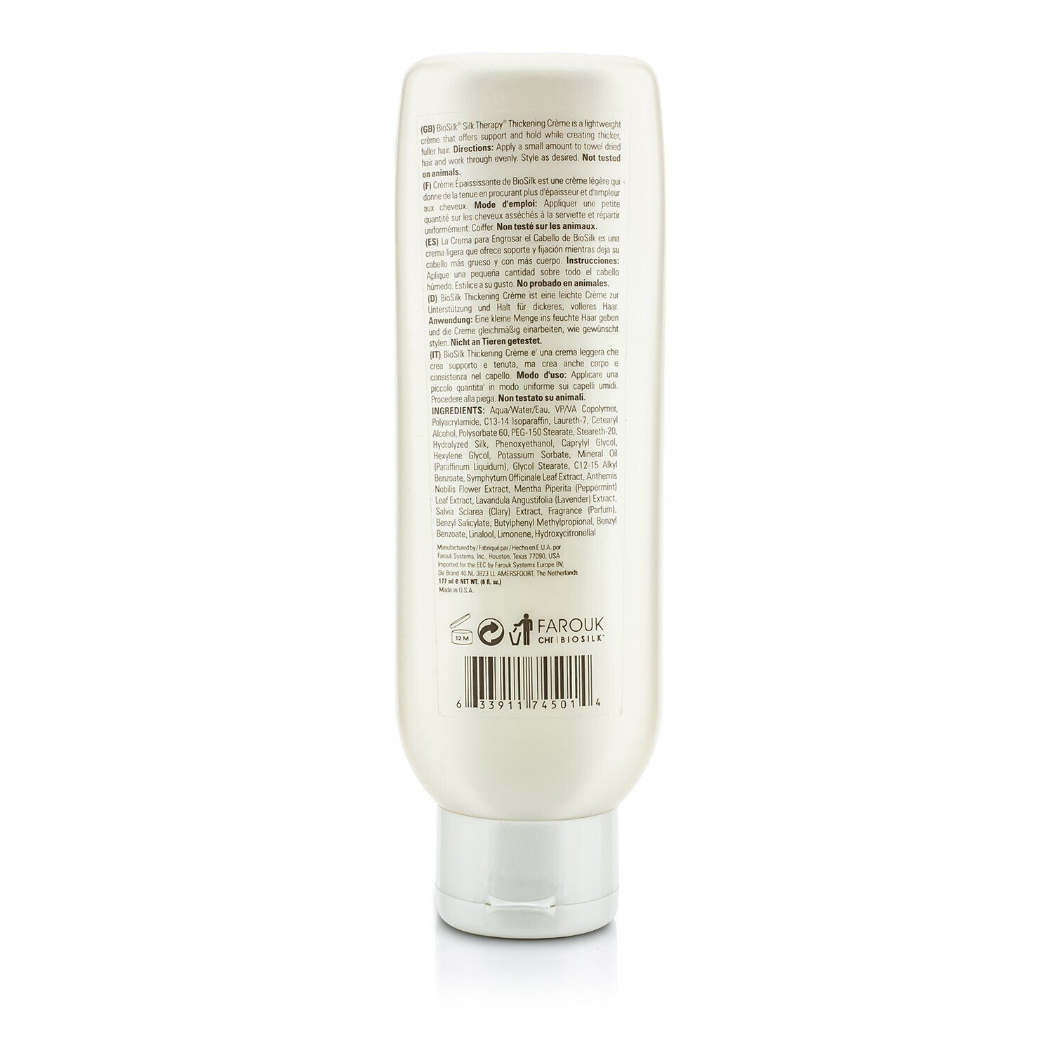 BioSilk Silk Therapy Thickening Creme (Light Hold) 177ml/6oz