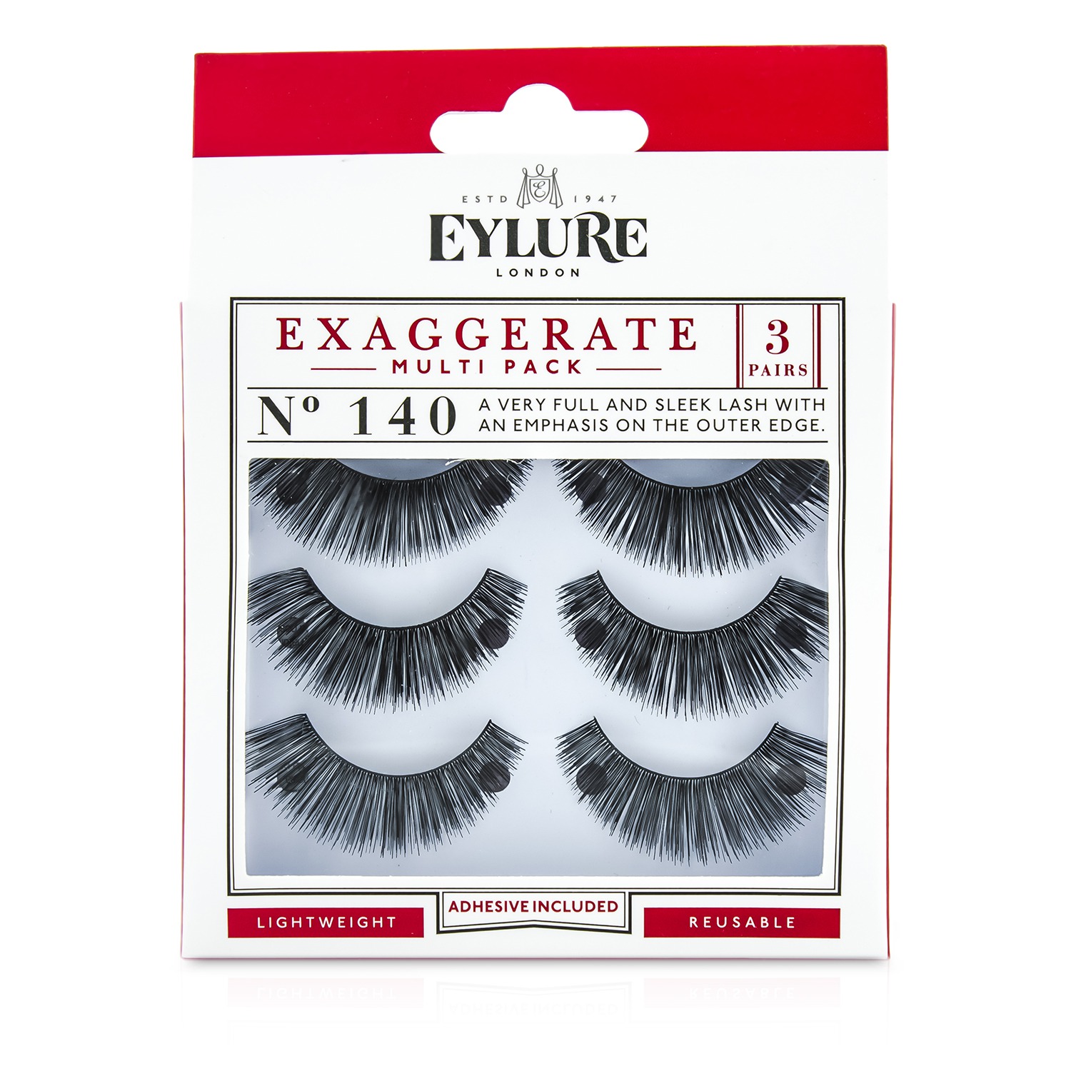 Eylure Exaggerate Изкуствени Мигли Мултиопаковка 3pairs