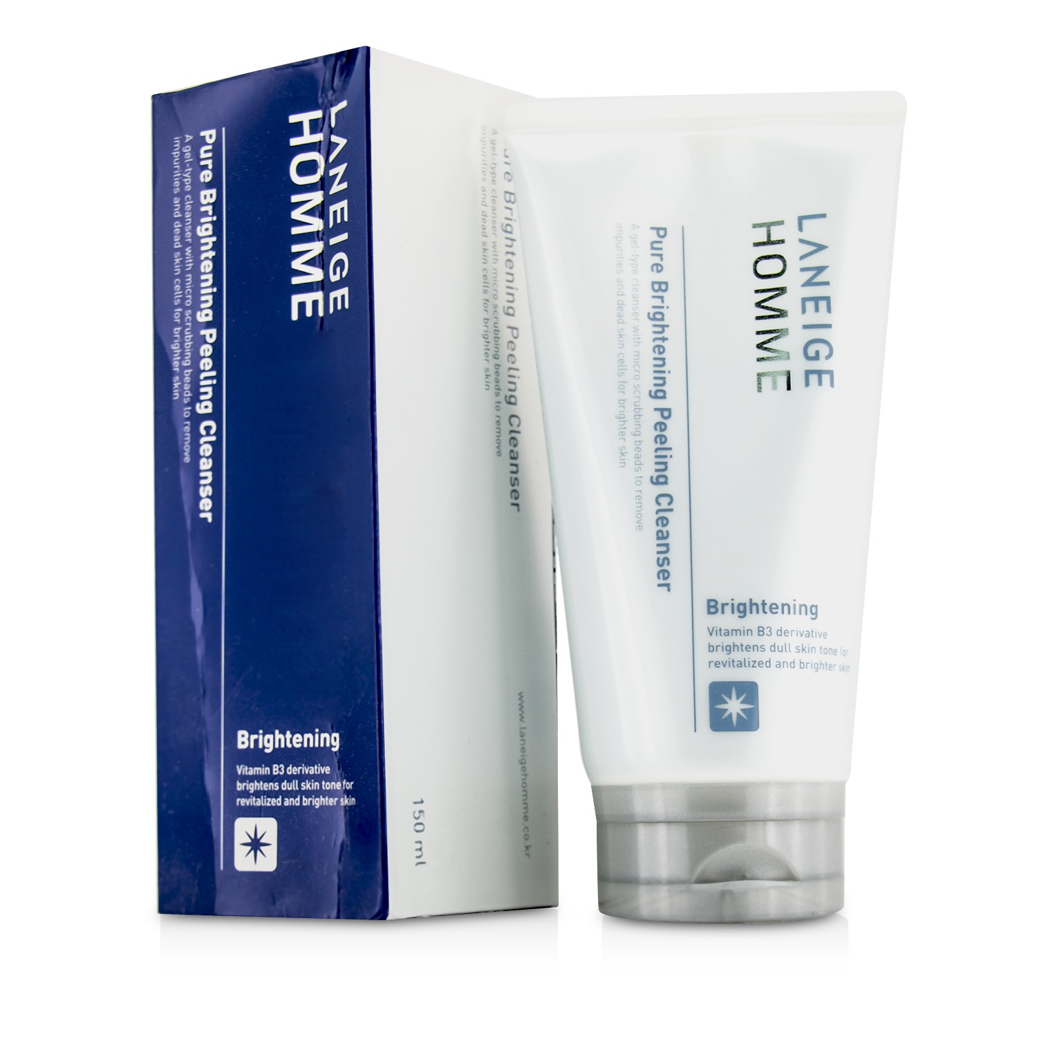 兰芝 Laneige 男仕亮白软化角质洁面泡沫（盒装轻微损坏） 150ml/5oz