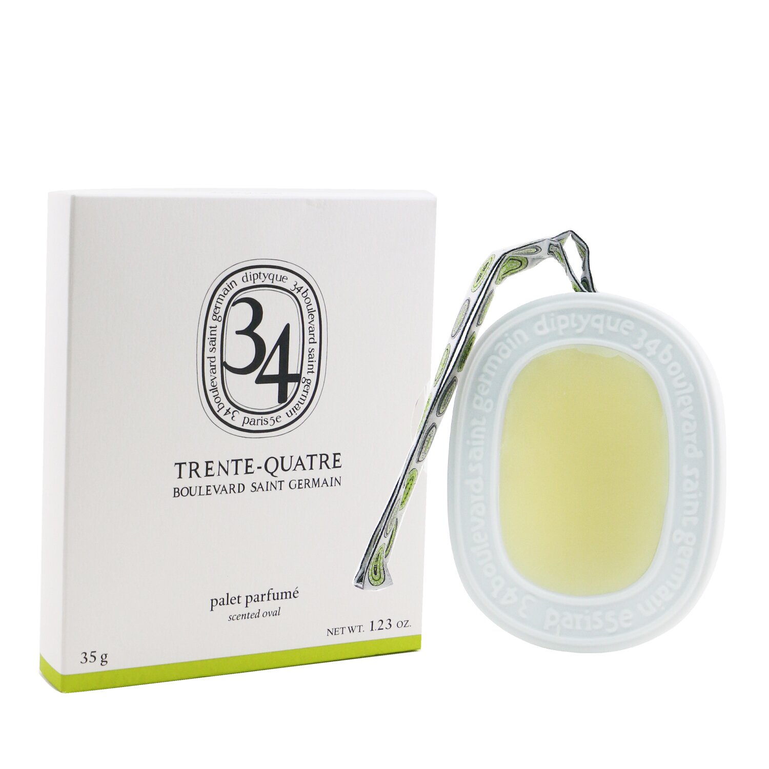 Diptyque Scented Oval - 34 Boulevard Saint Germain 35g/1.23oz