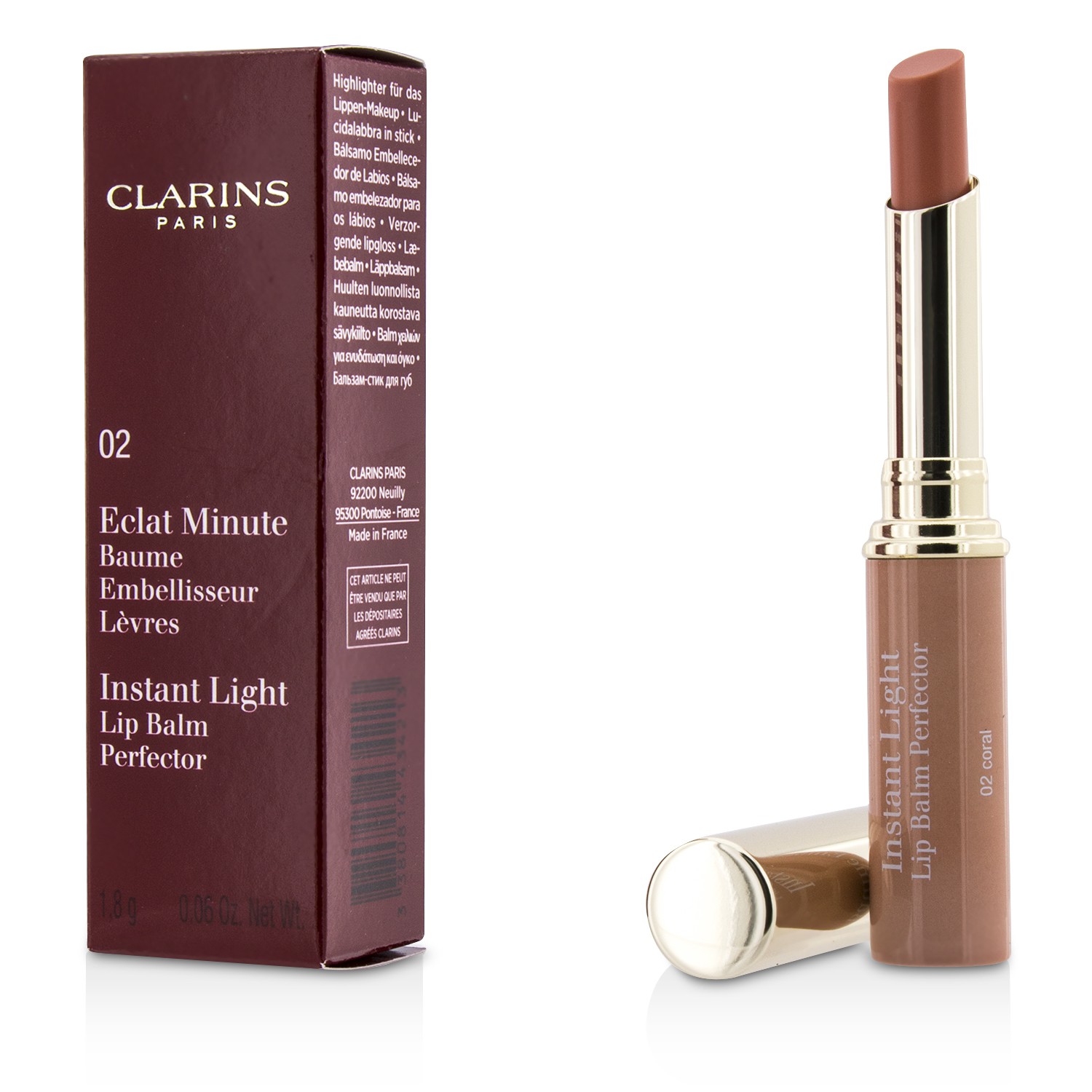 Clarins Eclat Minute Instant Light Lip Balm Perfector 1.8g/0.06oz