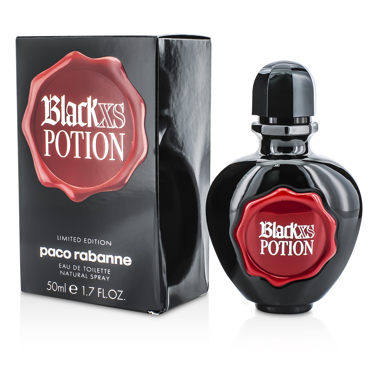 Paco Rabanne Black Xs Potion Eau De Toilette Spray (Limited Edition/ Box Slightly Damaged) 50ml/1.7oz