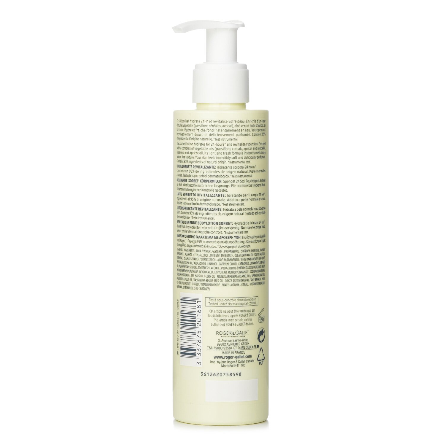 Roger & Gallet Fleur d' Osmanthus Revitalising Sorbet Body Lotion 200ml/6.6oz