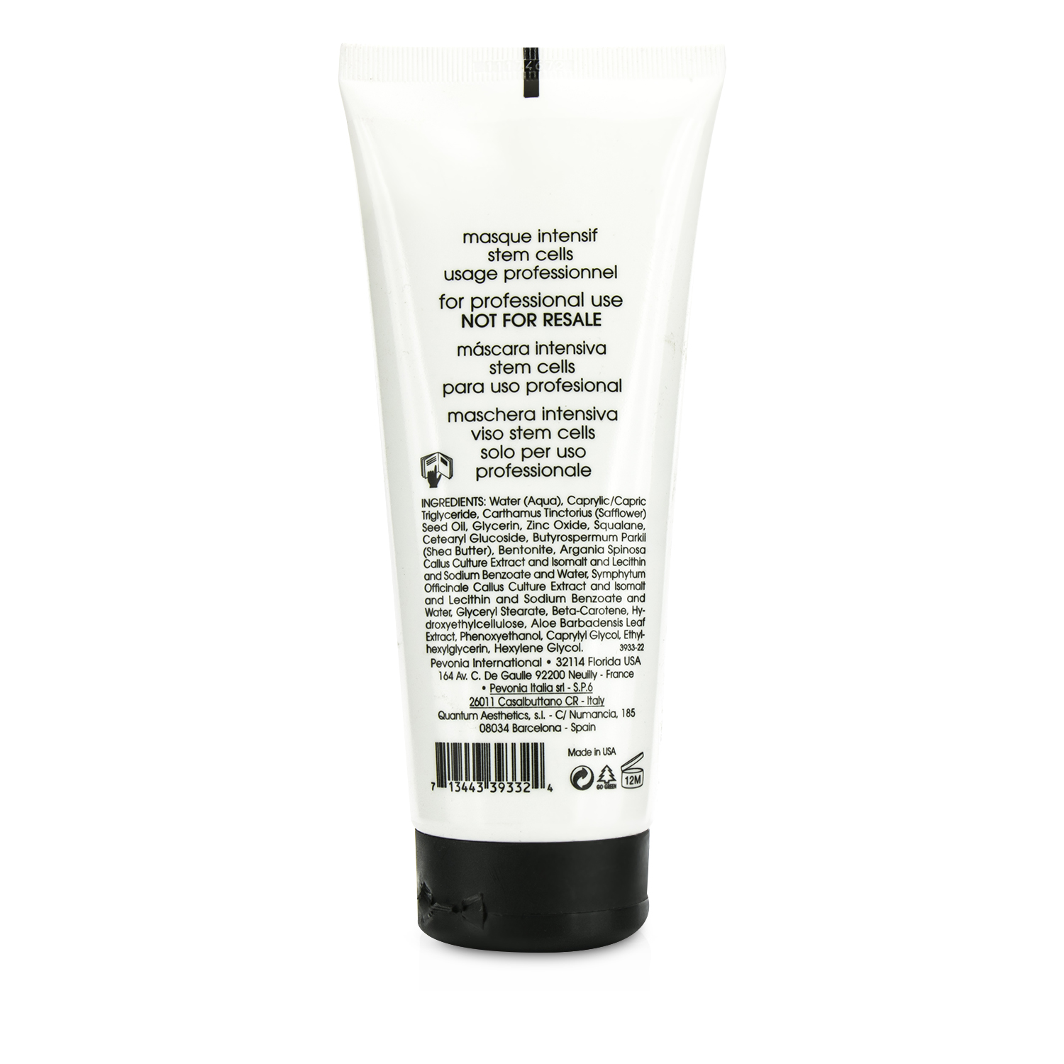 Pevonia Botanica Intenzivní maska s kmenovými rtěnkami Stem Cells Phyto-Elite Intensive Mask (salonní produkt) 200ml/6.8oz