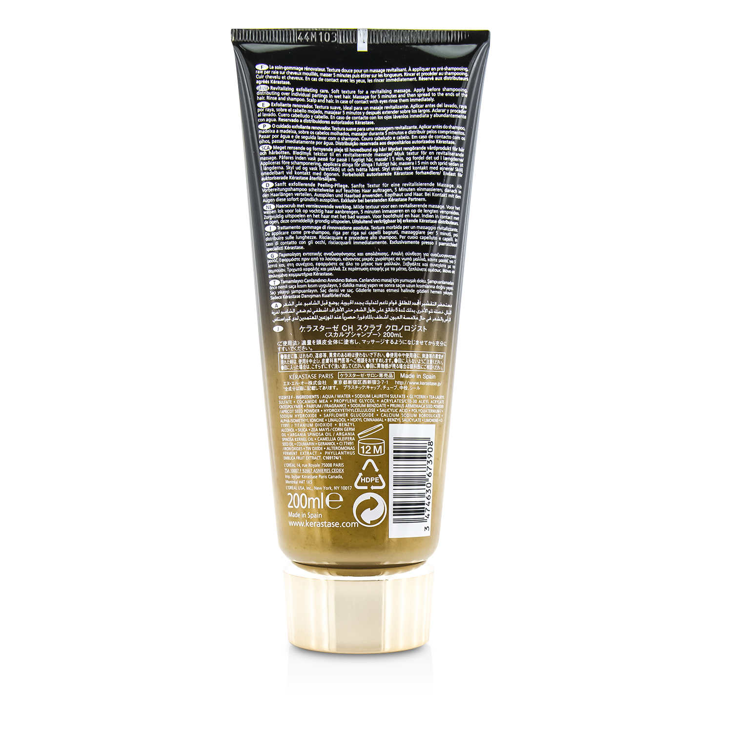 Kerastase Chronologiste Revitalizing Exfoliating Care - Scalp and Hair (Rinse-Out Pre-Shampoo) 200ml/6.8oz