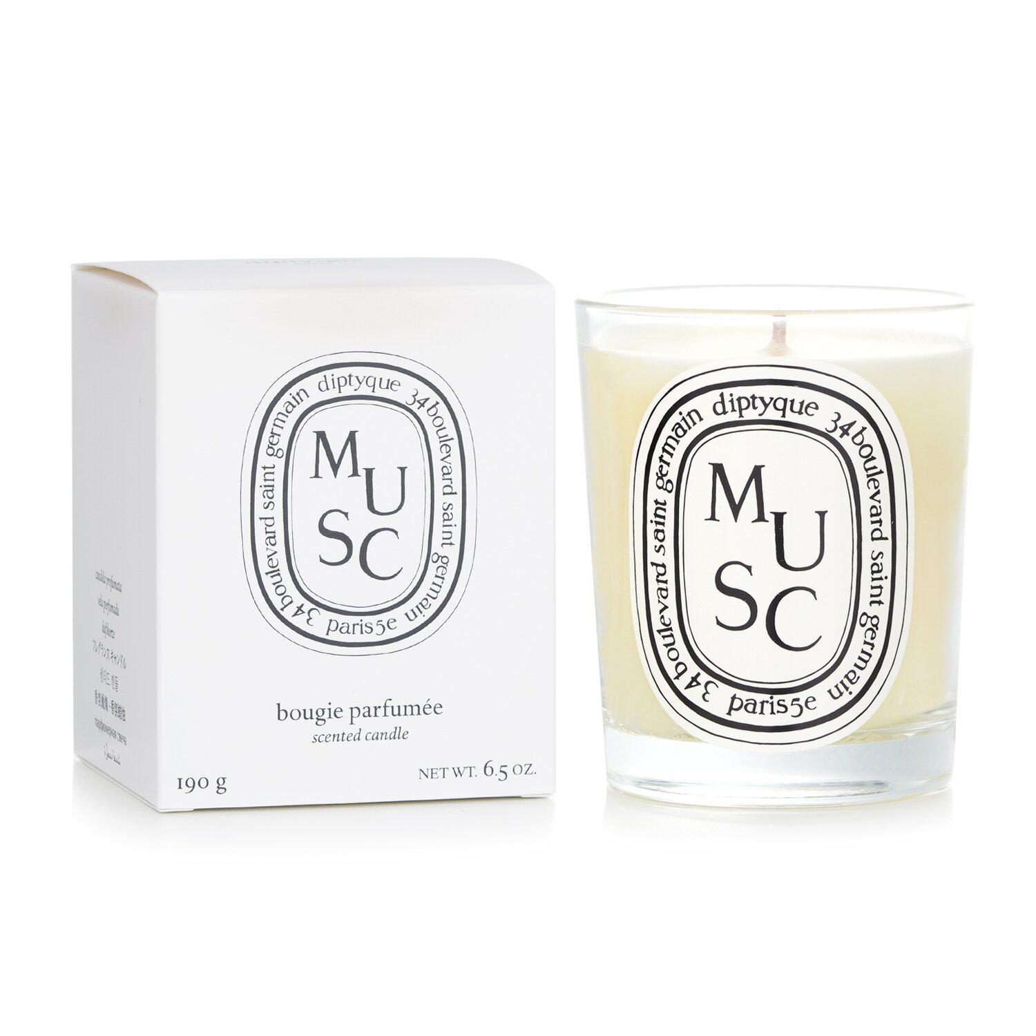 Diptyque Świeca zapachowa Scented Candle - Musc (Musk) 190g/6.5oz