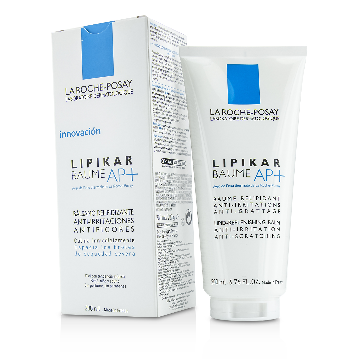 La Roche Posay Lipikar Baume AP+ Lipid-Replenishing Balm Anti-Irritation Anti-Scratching 200ml/6.76oz
