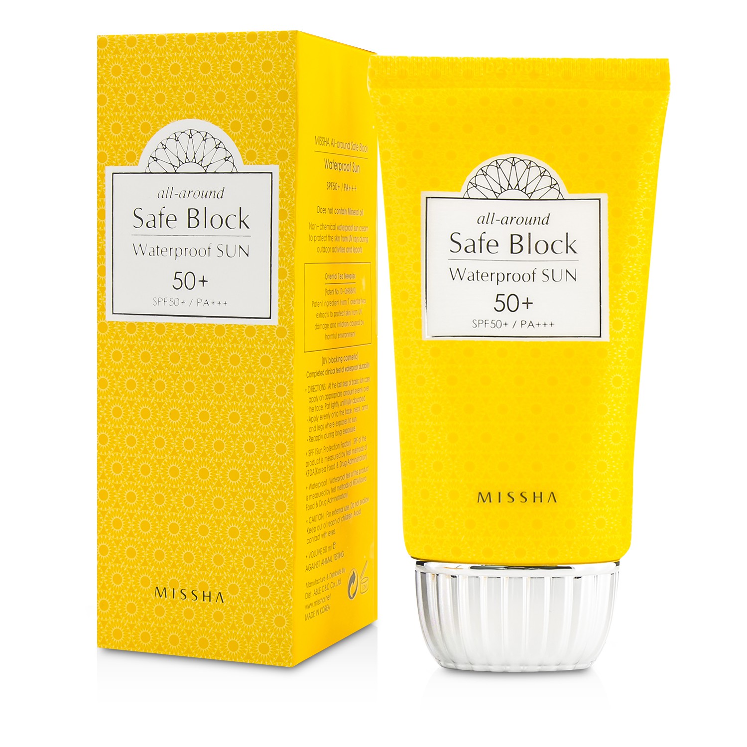 Missha All-Around Safe Block Waterproof Sun SPF 50+ 50ml/1.69oz