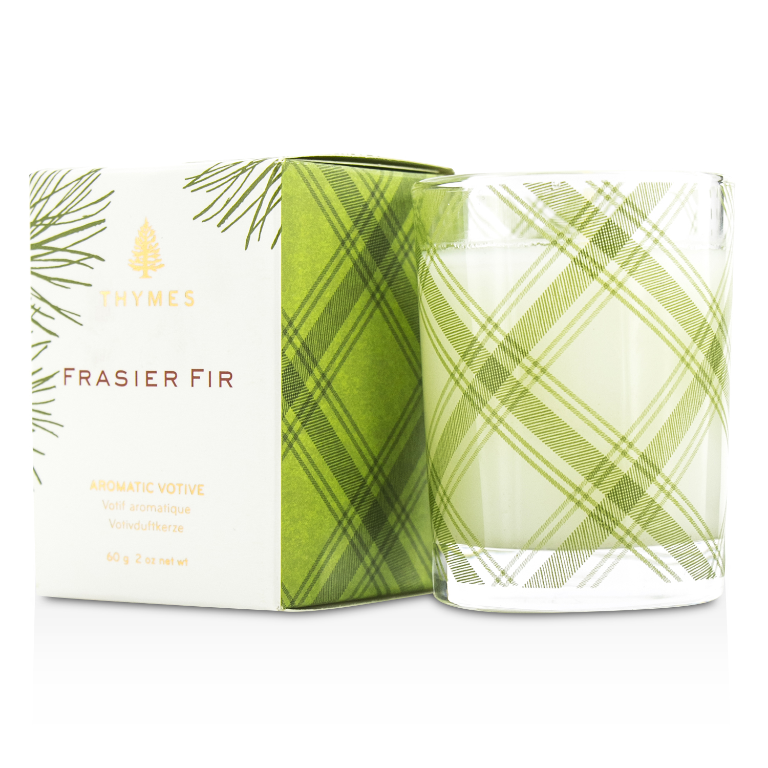 Thymes Aromatic Votive Candle - Frasier Fir 60g/2oz