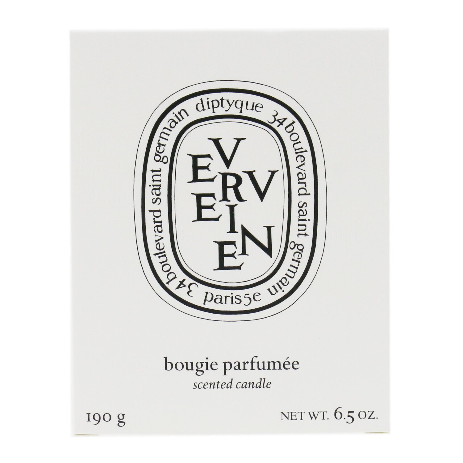 Diptyque Scented Candle - Verveine (Lemon Verbena) (Without Cellophane) 190g/6.5oz