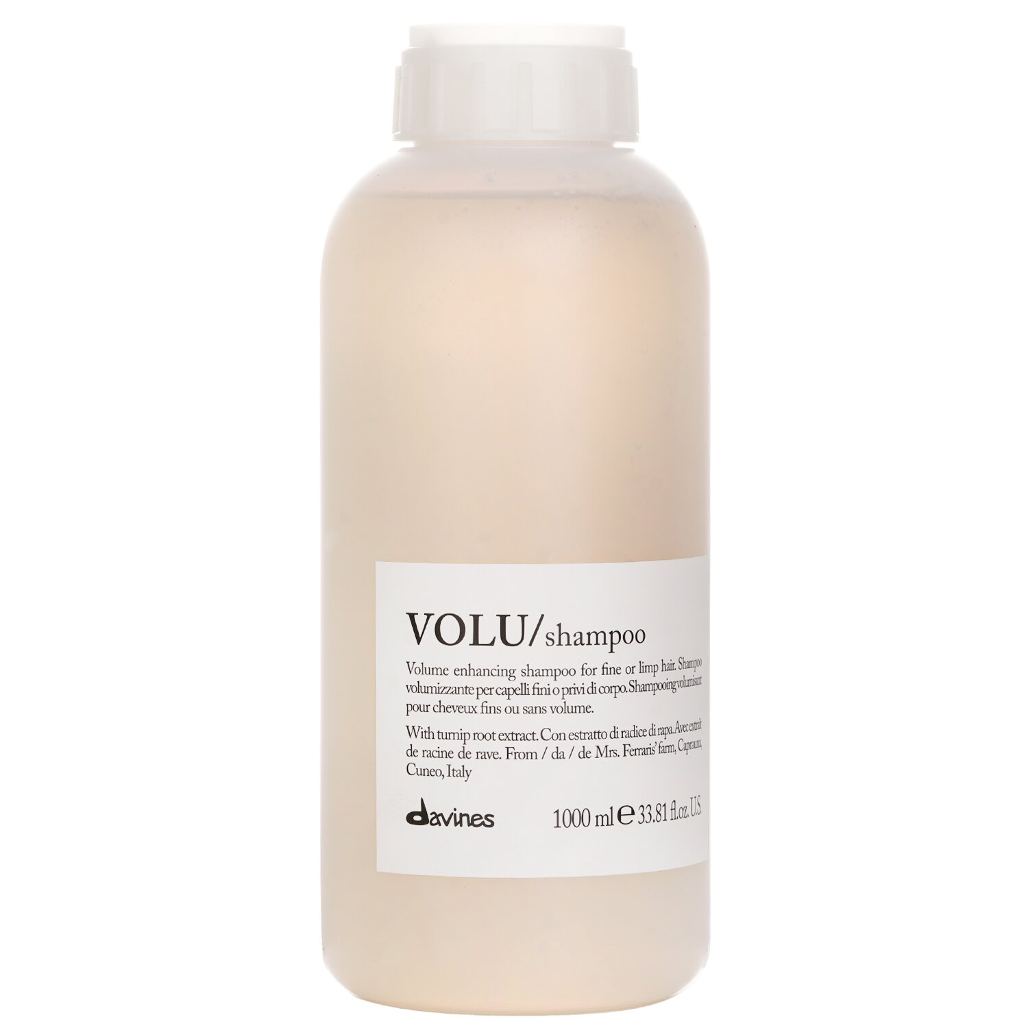 Davines Volu Volume Enhancing Shampoo (For Fine or Limp Hair) 1000ml/33.8oz