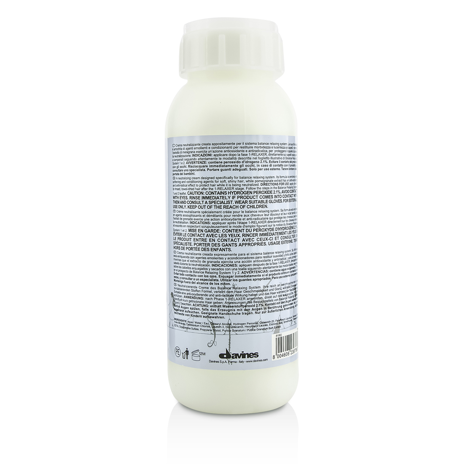 Davines Neutralizující ochranná péče Balance Relaxing System Extra Delicate Neutralizer 500ml/16.9oz