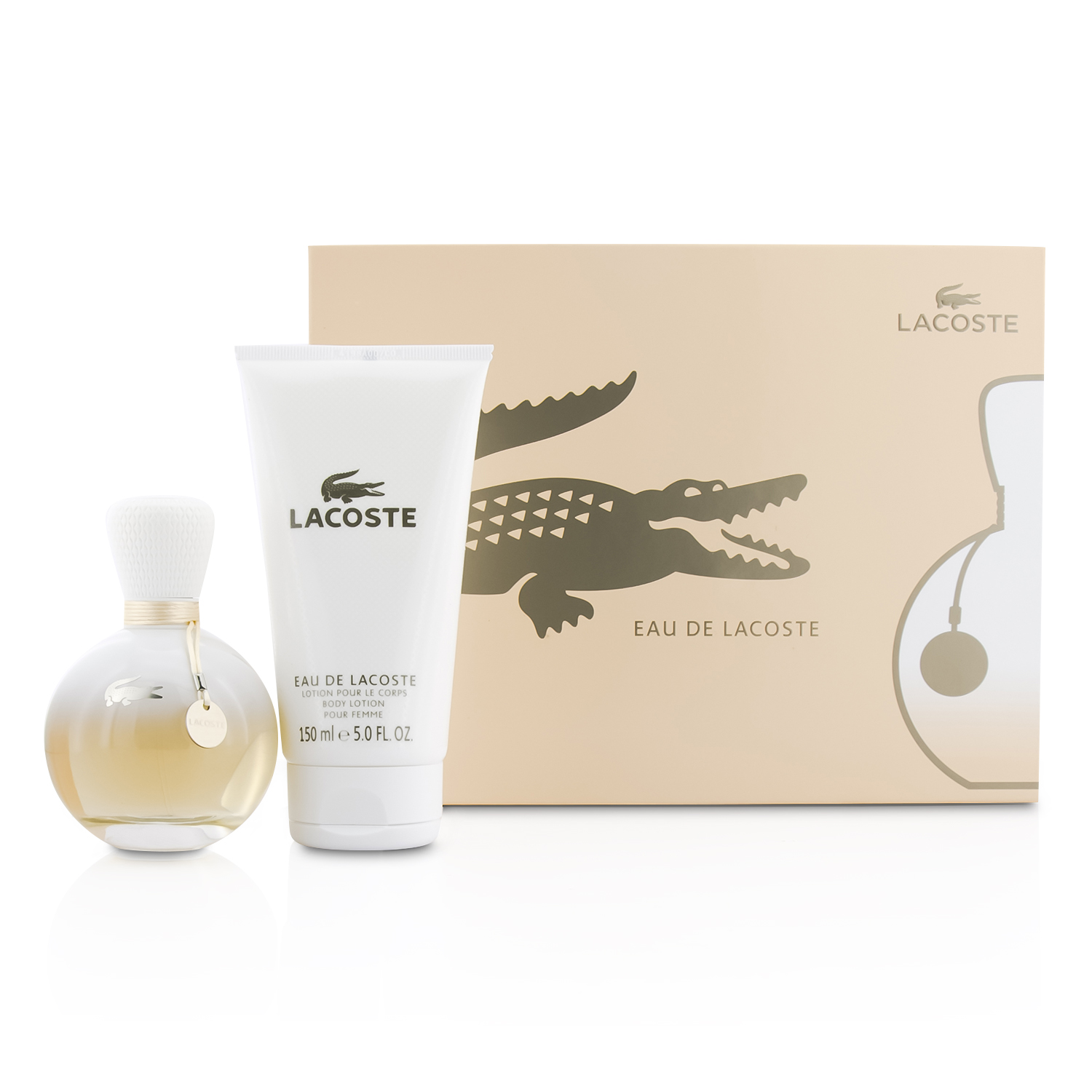 Lacoste Eau De Lacoste Coffret: Eau De Parfum Spray 90ml/3oz + Body Lotion 150ml/5oz 2pcs