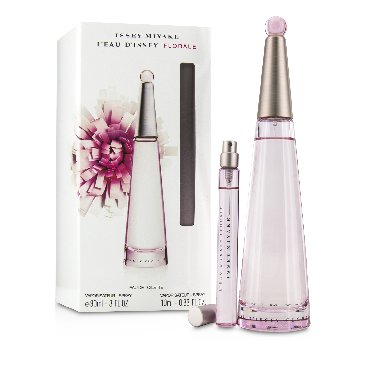 Issey Miyake L'Eau D'Issey Florale Coffret: Eau De Toilette Spray 90ml/3oz + Eau De Toilette Spray 10ml/0.33oz 2pcs