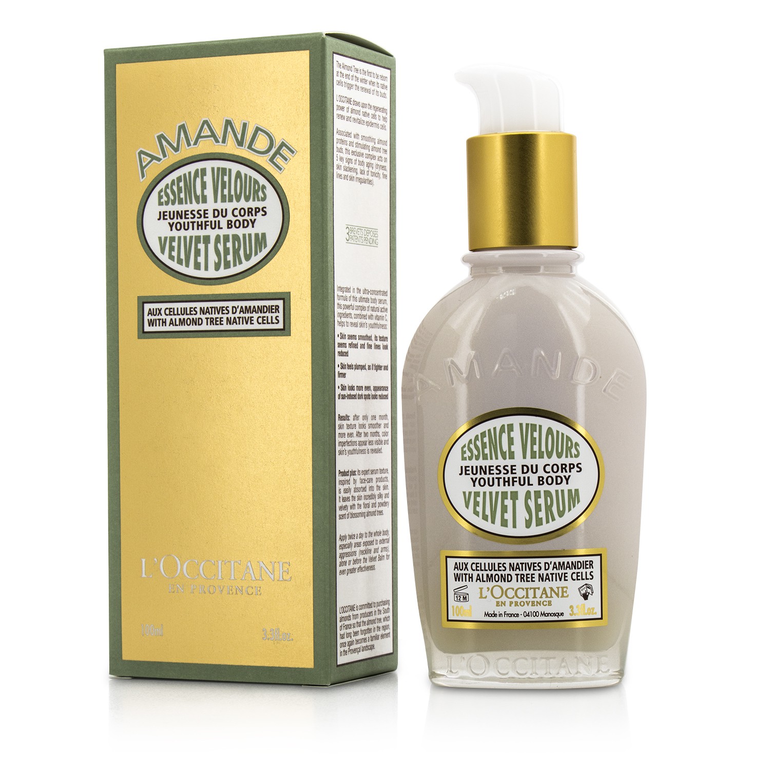 L'Occitane Almond Velvet Serum 100ml/3.3oz