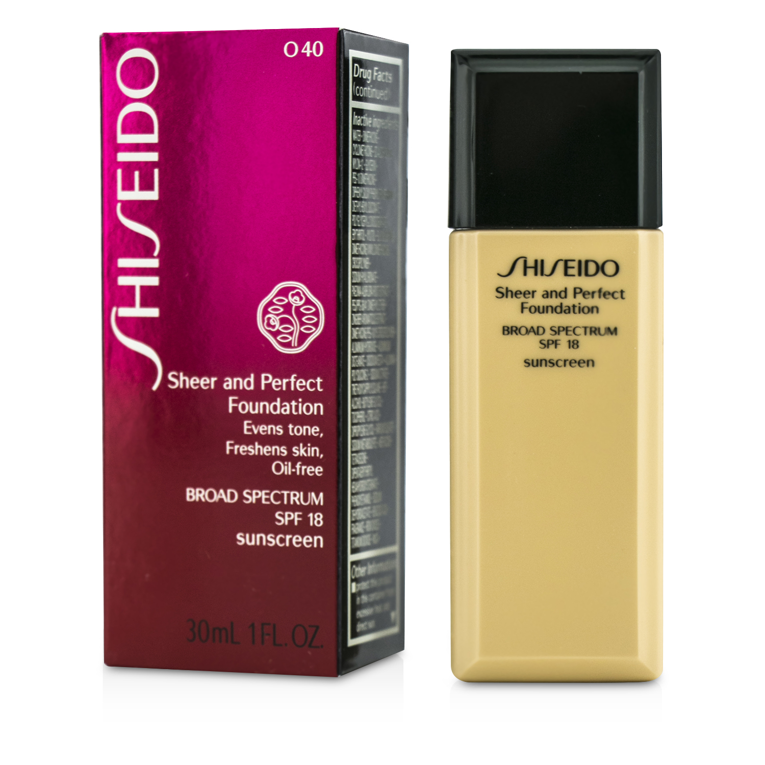 Shiseido Sheer & Perfect Foundation SPF 18 30ml/1oz