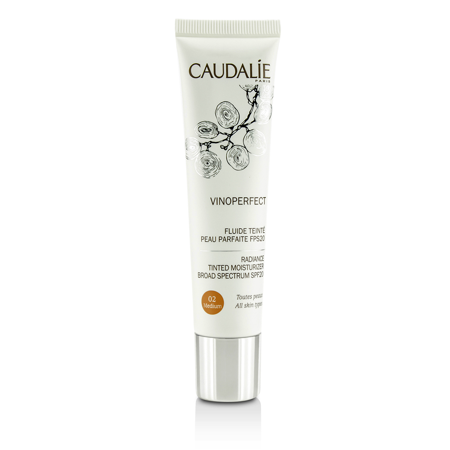 Caudalie Vinoperfect Radiance Tinted Moisturizer Broad Spectrum SPF 20 40ml/1.3oz