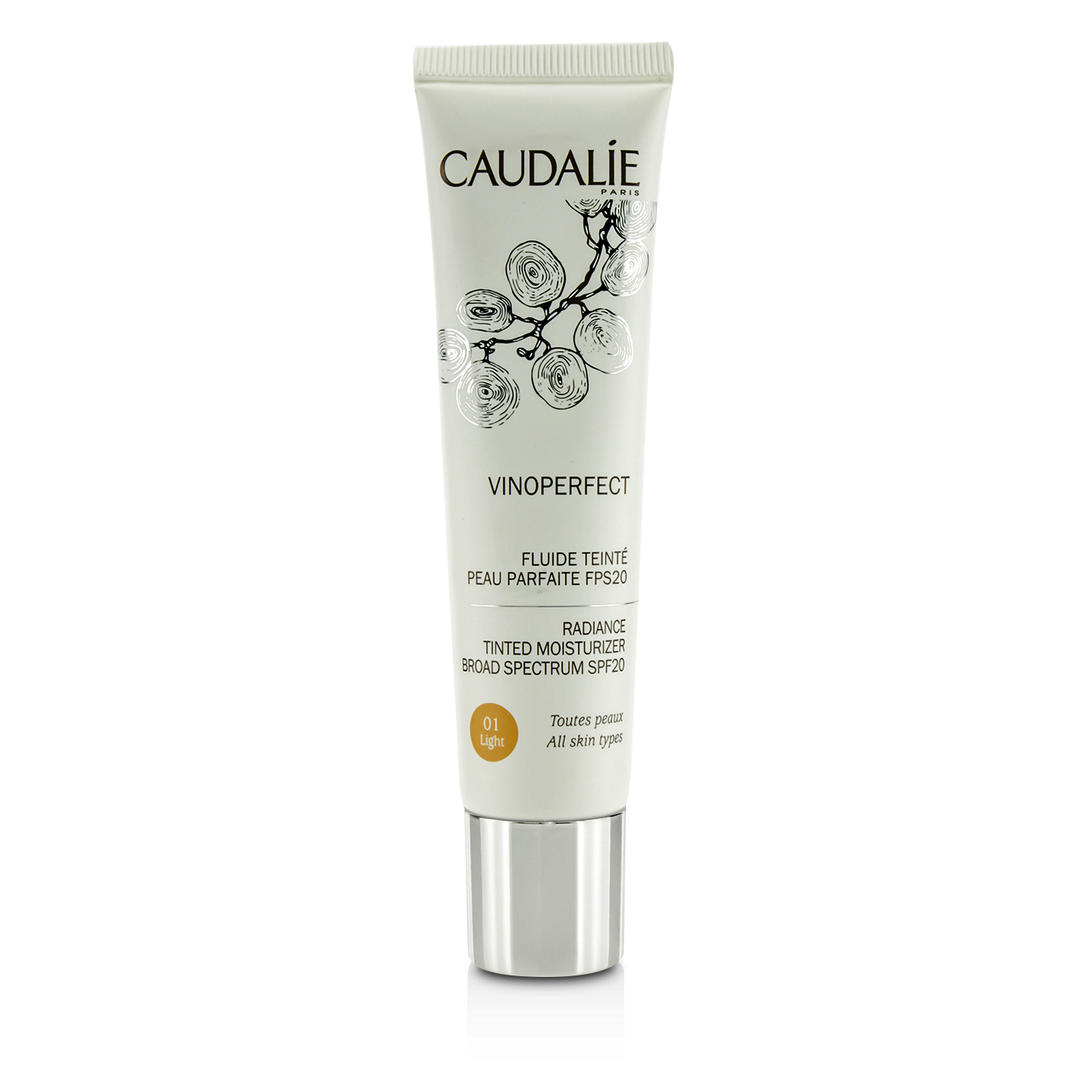 Caudalie 歐緹麗  葡萄蔓光感調色日霜SPF20 40ml/1.3oz