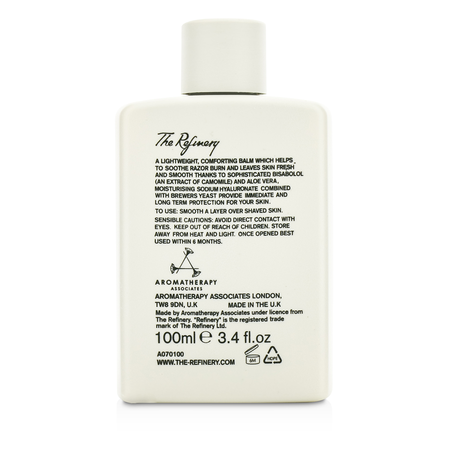 Aromatherapy Associates 芳療之盟  Refinery Post Shave Balm 100ml/3.4oz