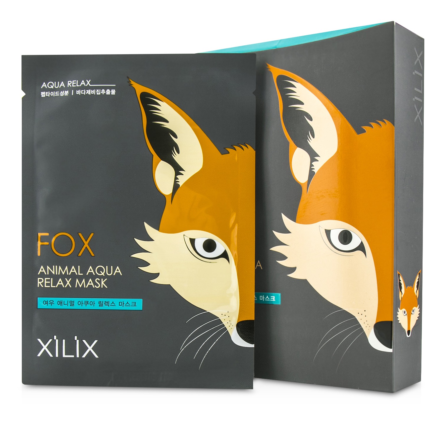 Dermal Xilix Animal Mask - Fox (Aqua Relax) 10x25g