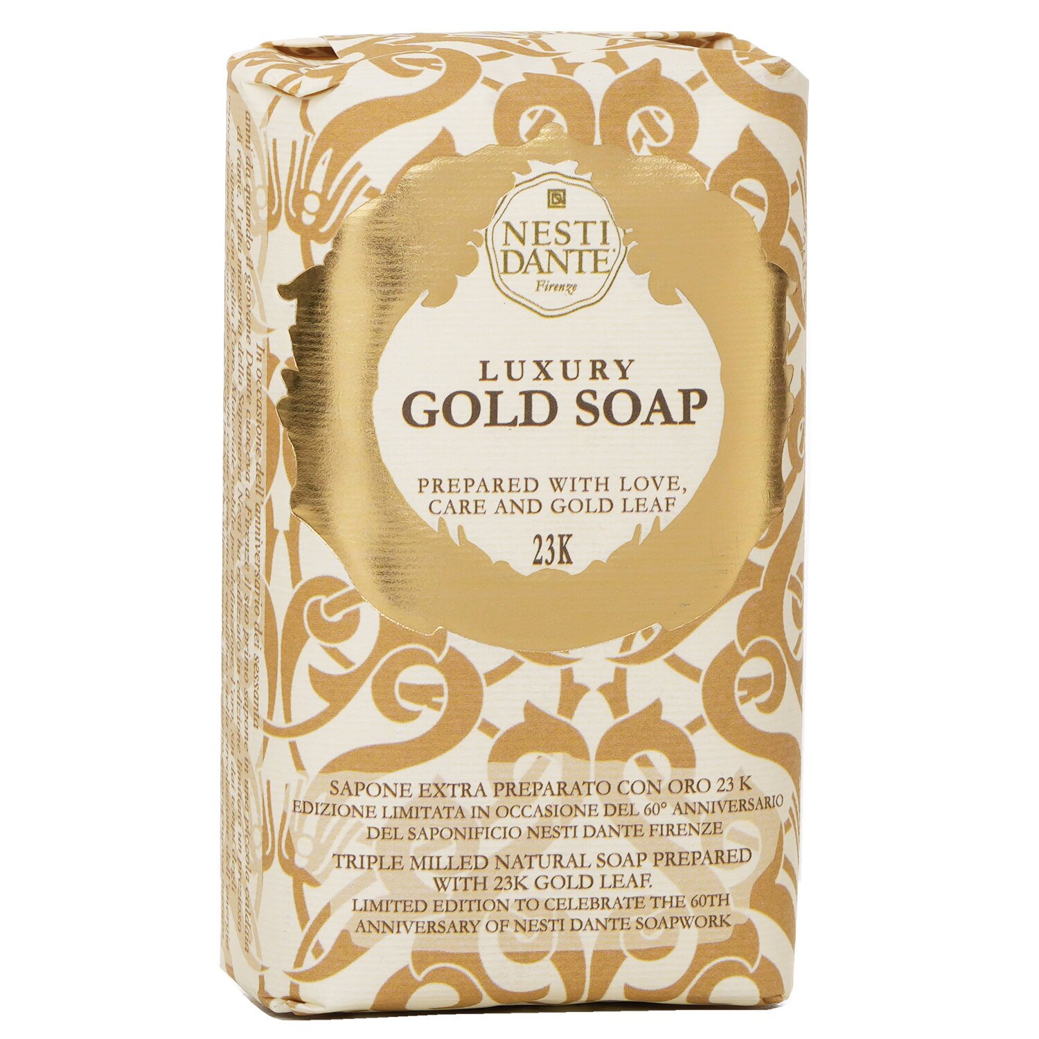 Nesti Dante 60 Anniversary Luxury Gold Soap With Gold Leaf (Limited Edition) 250g/8.8oz