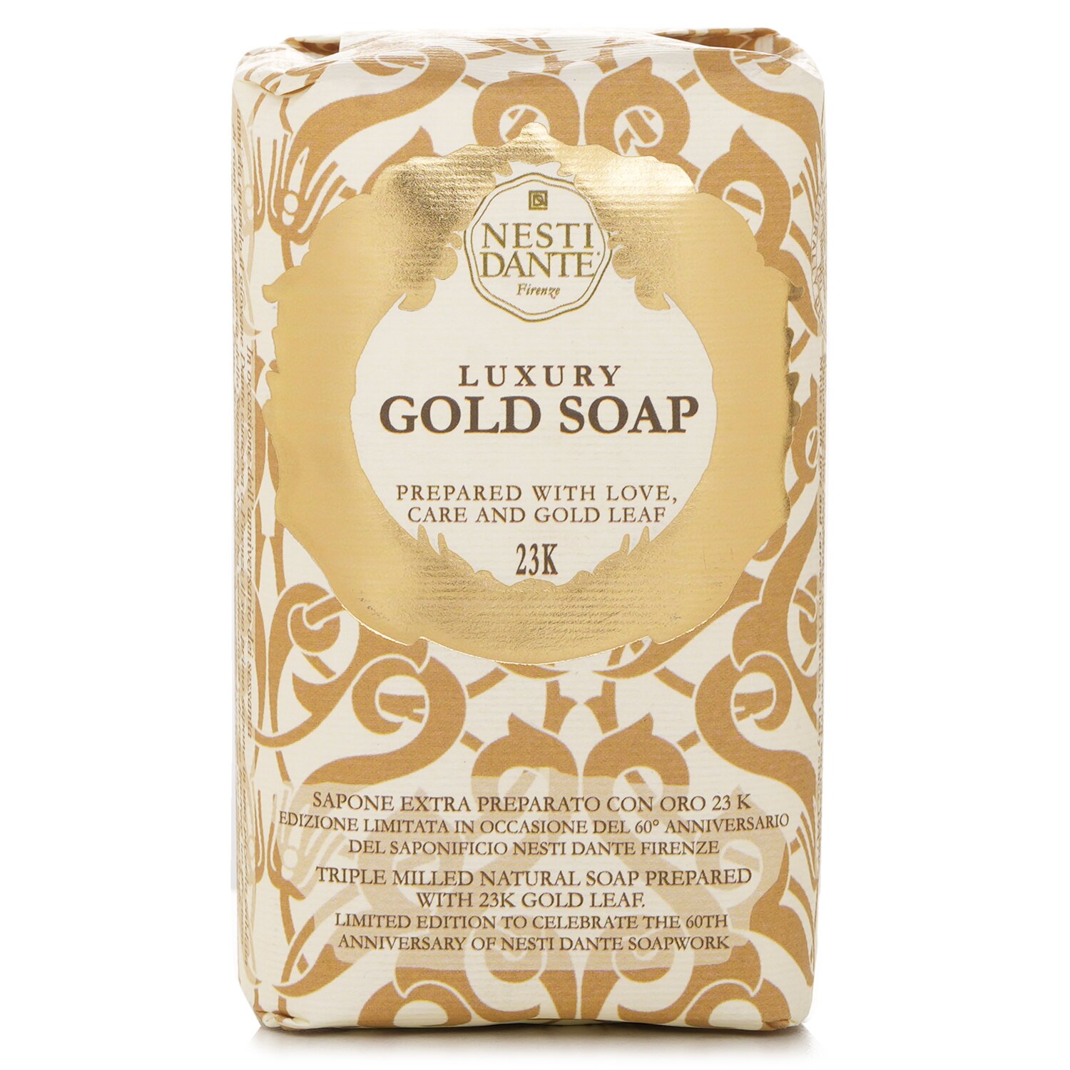 Nesti Dante 60 Anniversary Luxury Gold Soap With Gold Leaf (Limited Edition) 250g/8.8oz