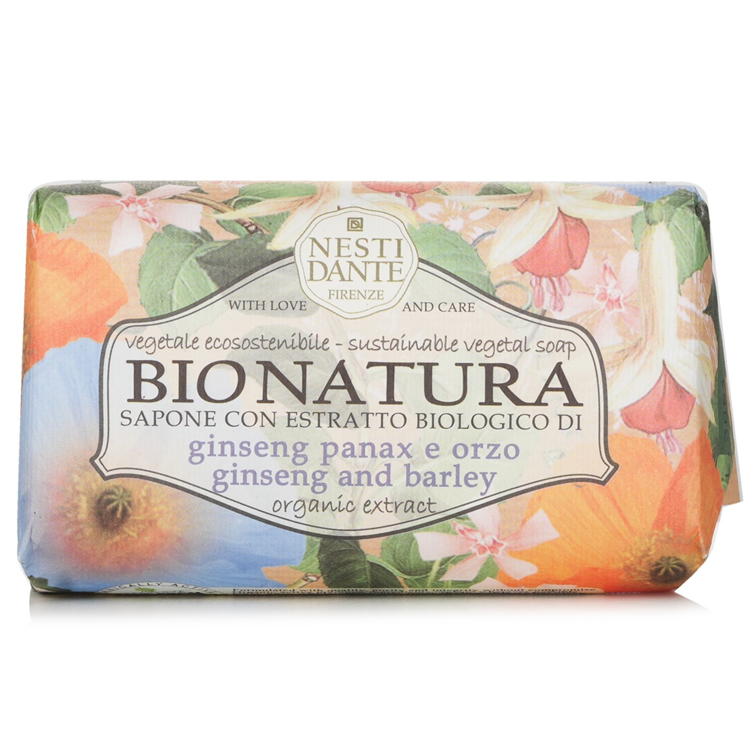Nesti Dante Mydło do ciała Bio Natura Sustainable Vegetal Soap - Ginseng & Barley 250g/8.8oz