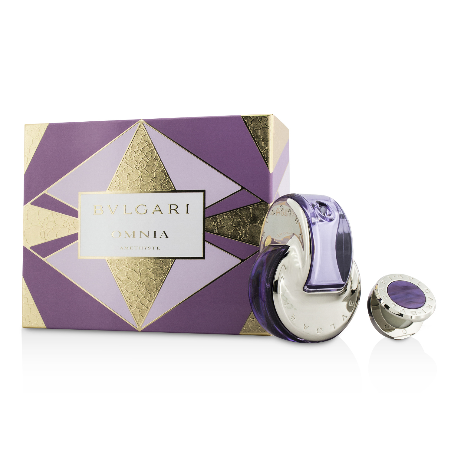 Bvlgari Omnia Amethyste Coffret: Eau De Toilette Spray 65ml/2.2oz + Solid Perfume 1g/0.03oz 2pcs