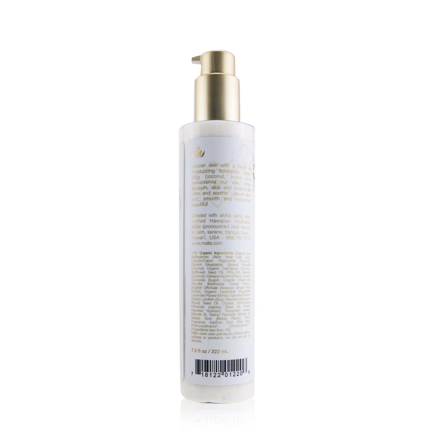 Malie 有機茉莉身體乳 222ml/7.5oz