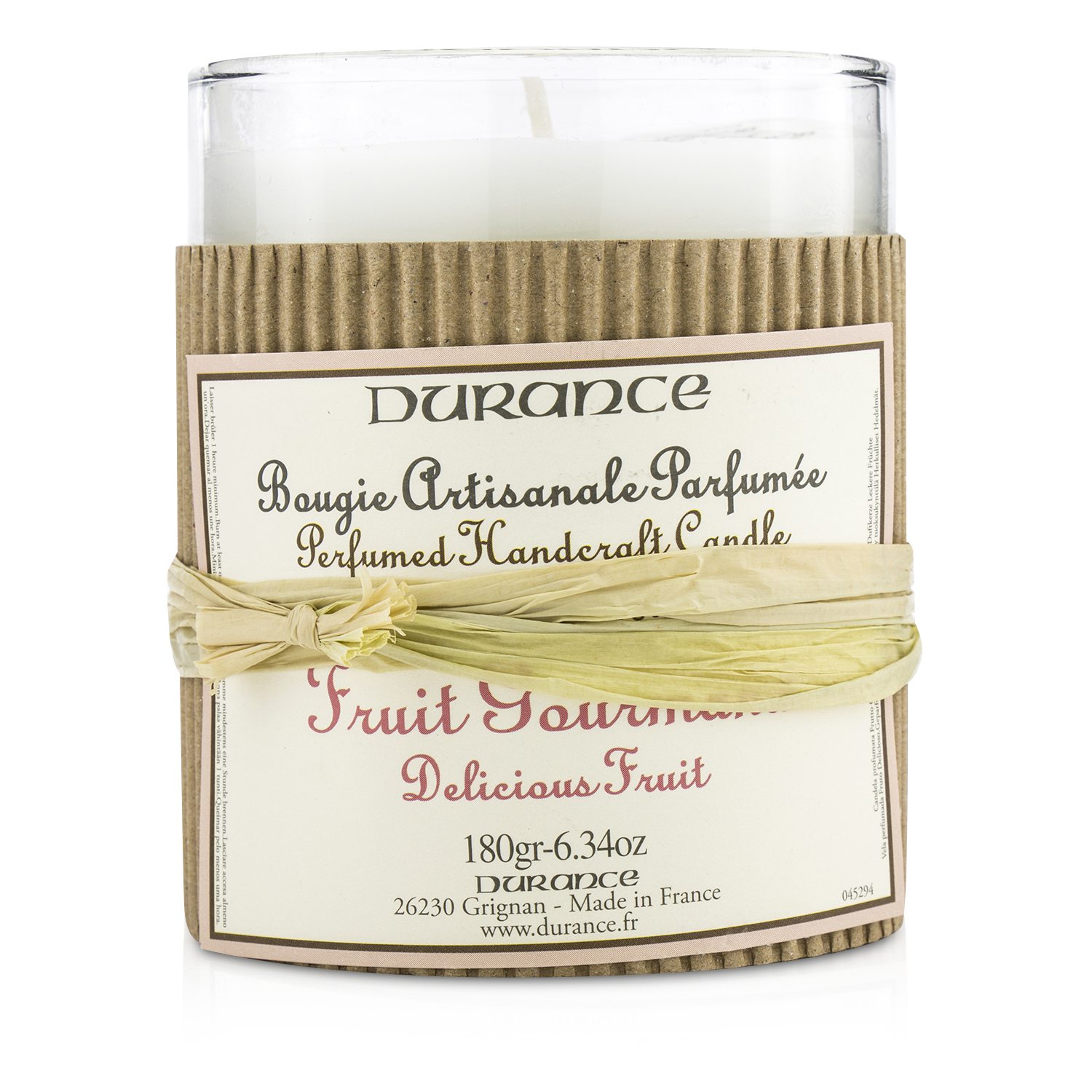 Durance Perfumed Handcraft Candle - Delicious Fruit 180g/6.34oz