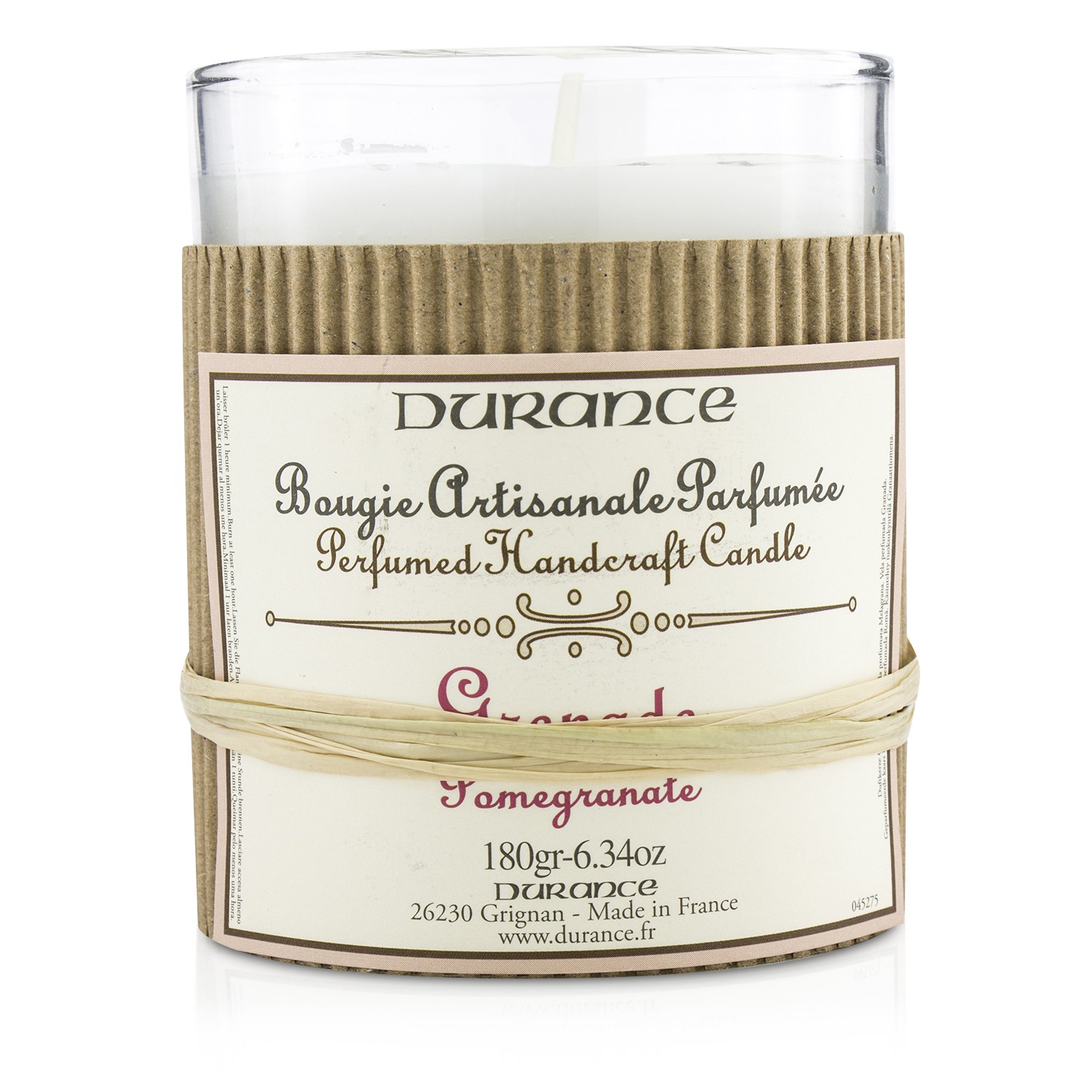 Durance Perfumed Handcraft Candle - Jasmine 180g/6.34oz
