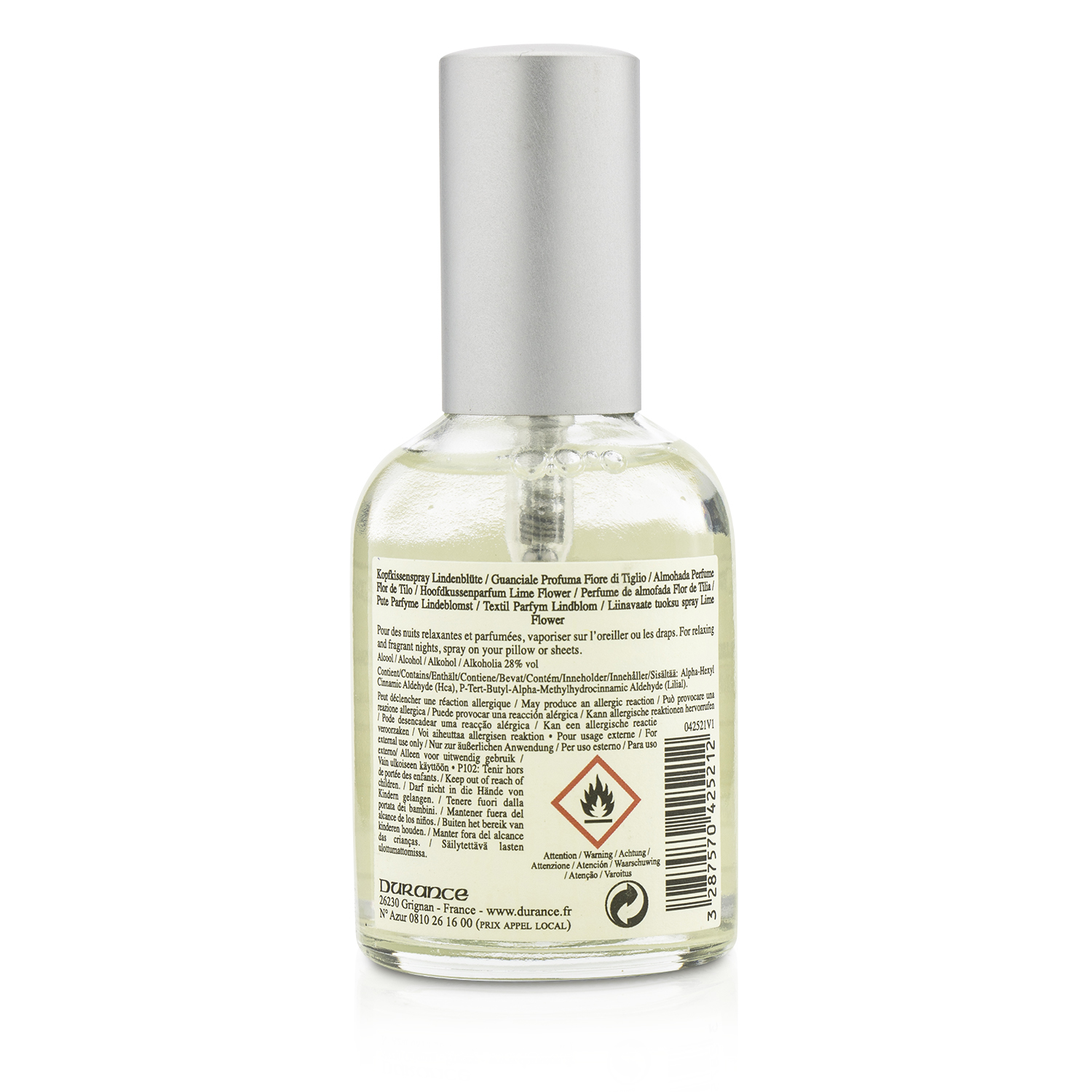 Durance Pillow Perfume Spray - Lime Flower 50ml/1.69oz