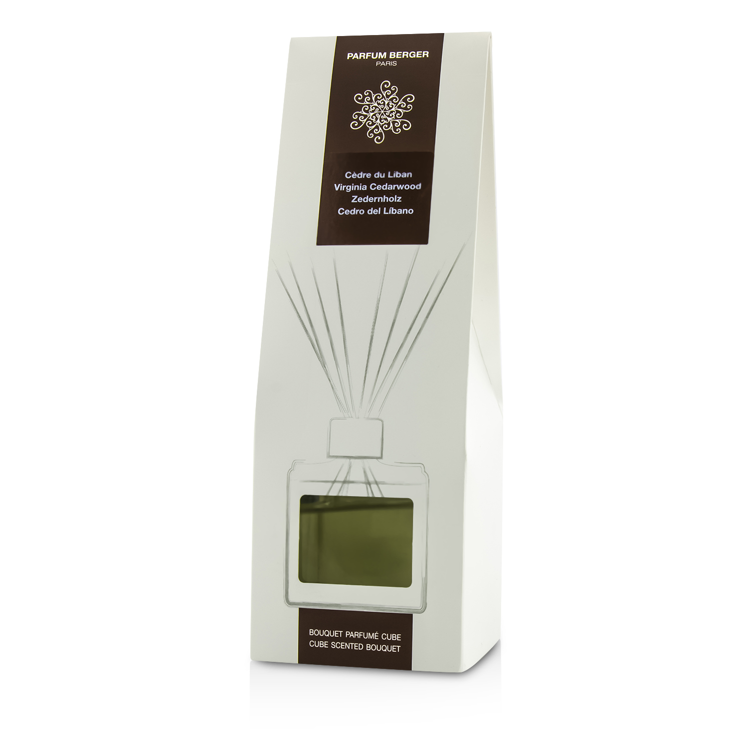 Lampe Berger (Maison Berger Paris) باقة معطرة Cube - Virginia Cedarwood 125ml/4.2oz