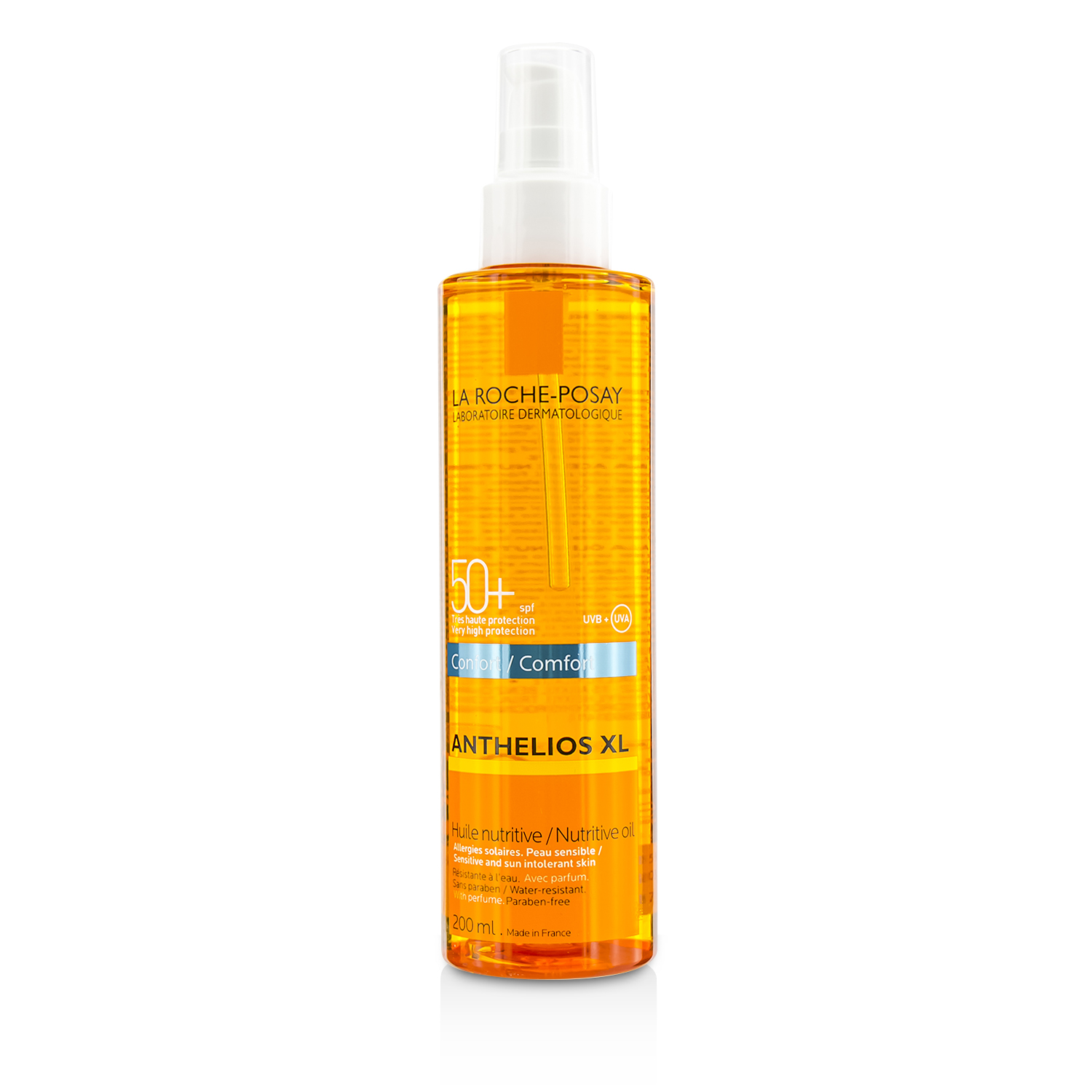La Roche Posay Anthelios XL Comfort Nutritive Oil SPF 50+ - For Sensitive & Sun Intolerant Skin 200ml/6.76oz