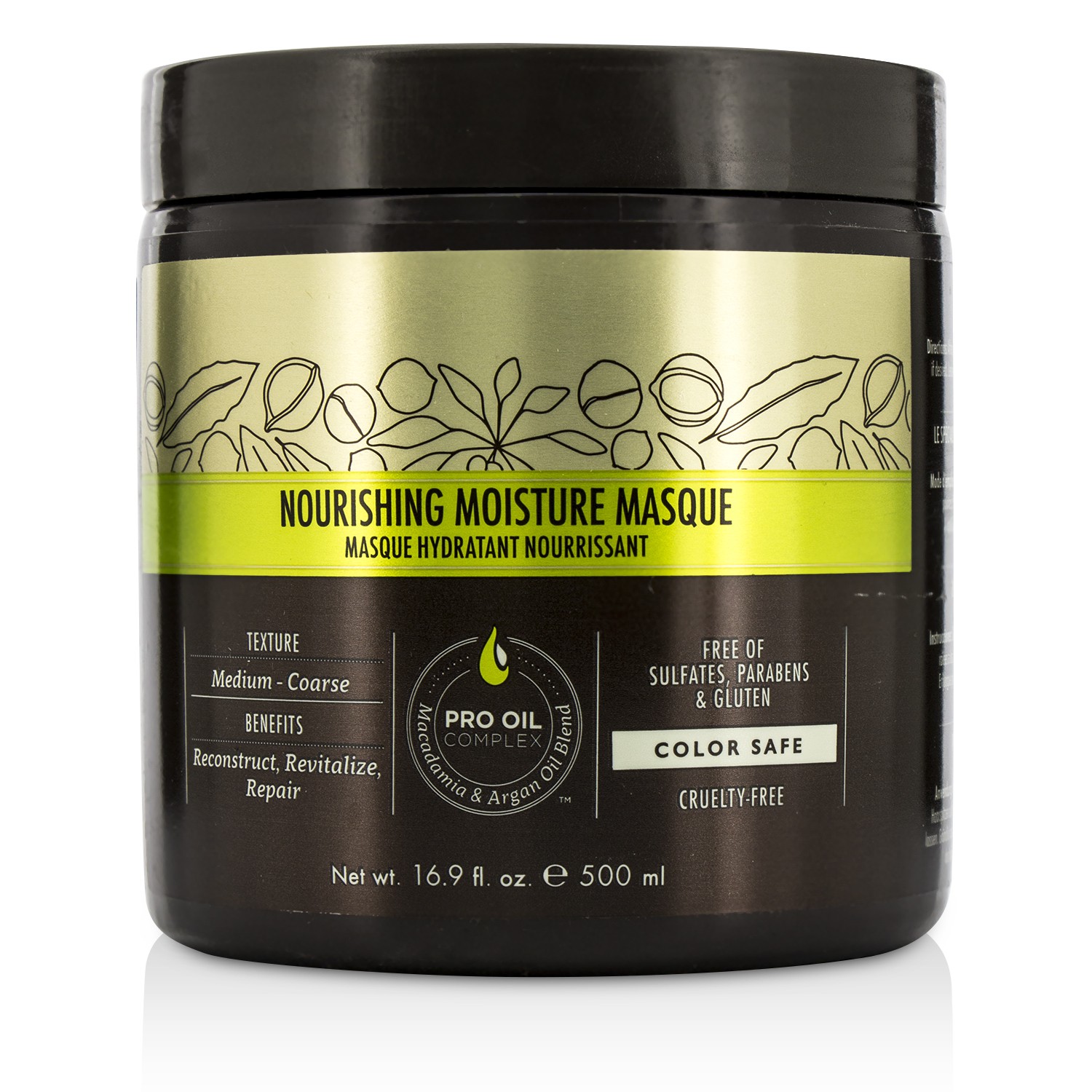 Macadamia Natural Oil 瑪卡奇蹟油 潤澤髮膜 500ml/16.9oz
