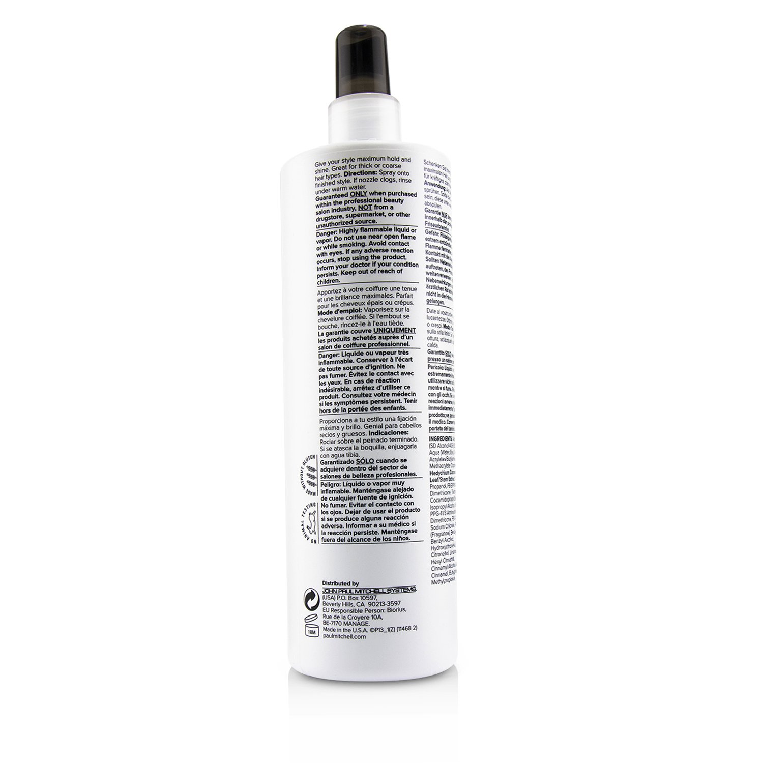 Paul Mitchell Firm Style Freeze and Shine Super Spray (Maximum Hold - Finishing Spray) 500ml/16.9oz