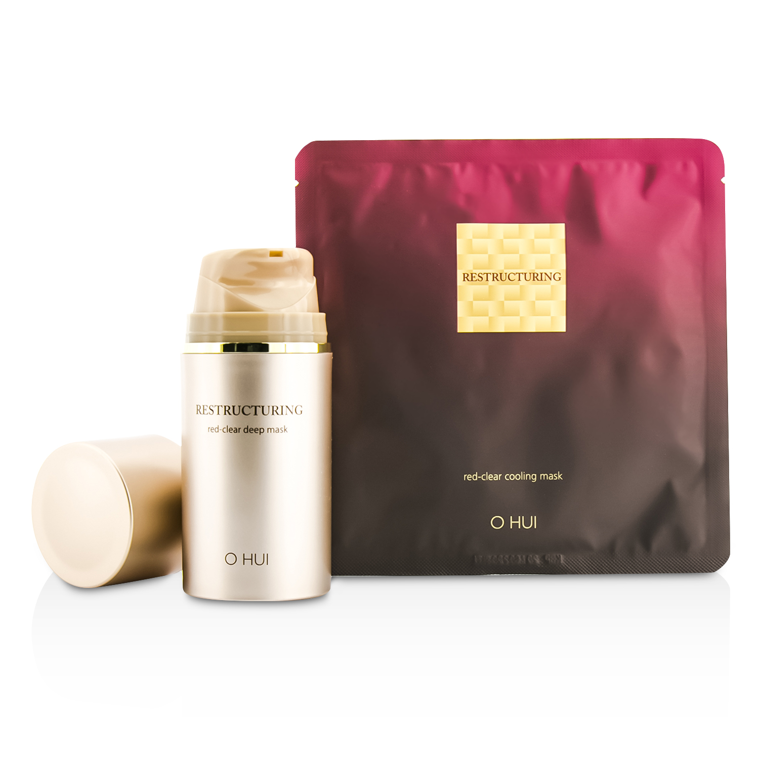 O Hui Restructuring Red-Clear Treatment Mask 80ml+6pcs