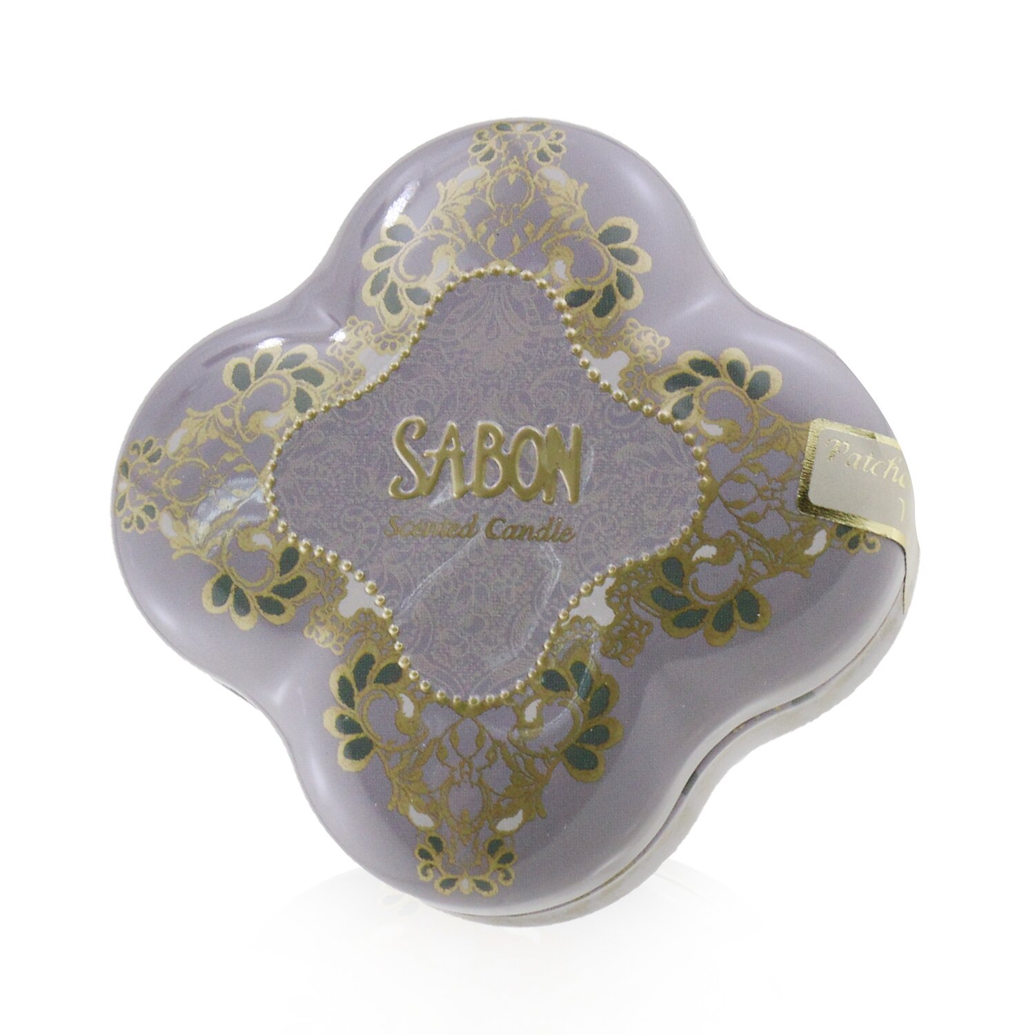Sabon Tin Scented Candle (Small) - Patchouli Lavender Vanilla 110ml/3.71oz