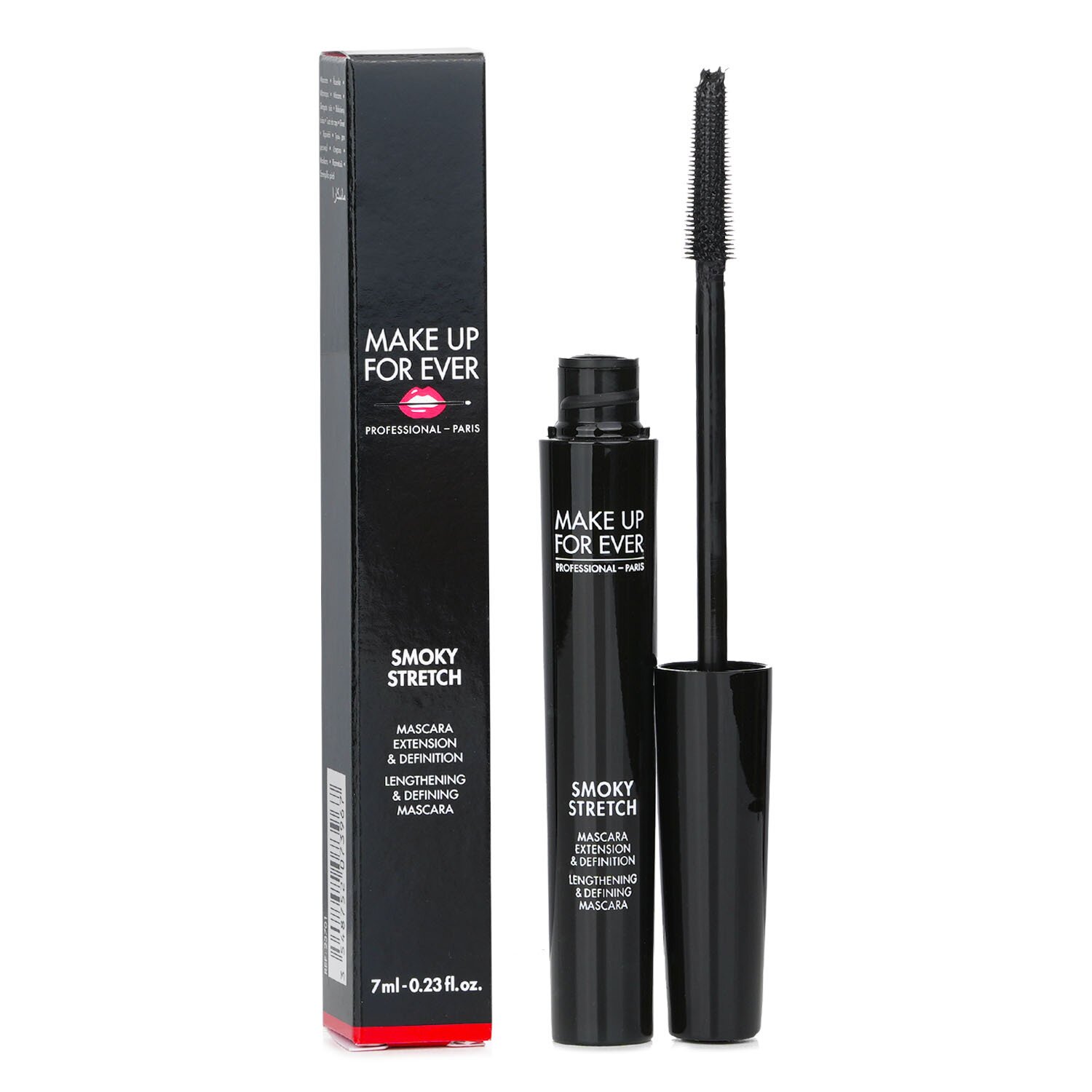 Make Up For Ever Wydłużający tusz do rzęs Smoky Stretch Lengthening & Defining Masacara (Black Black) 7ml/0.23oz