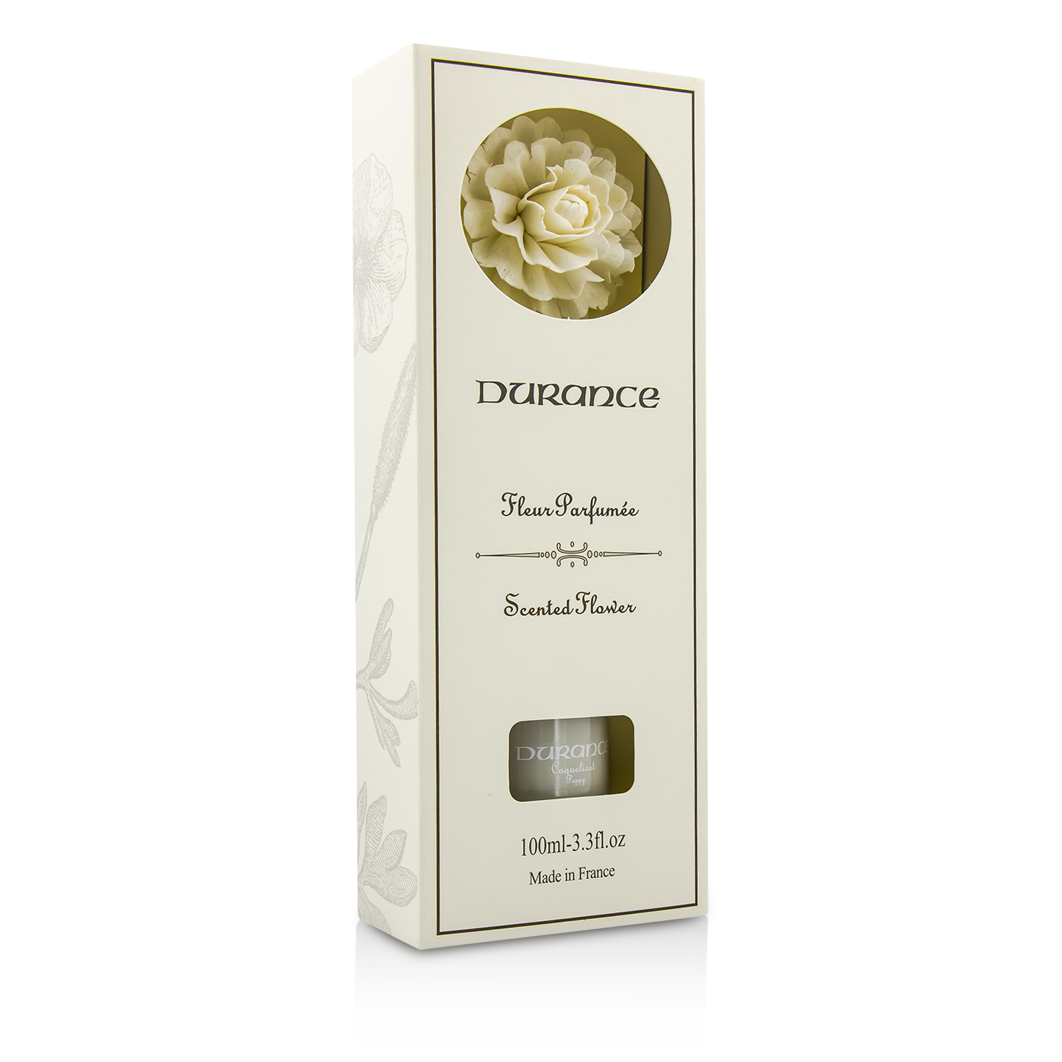 Durance Scented Flower Camellia Diffuser - Poppy 100ml/3.3oz