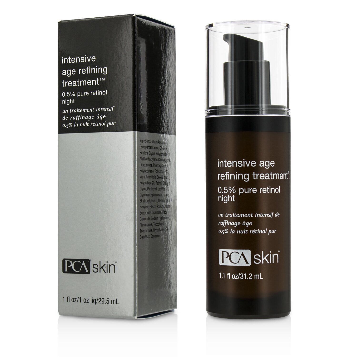 PCA Skin Tratamiento Refinante de Edad Intensivo 0.5% Pure Retinol Night 29.5ml/1oz