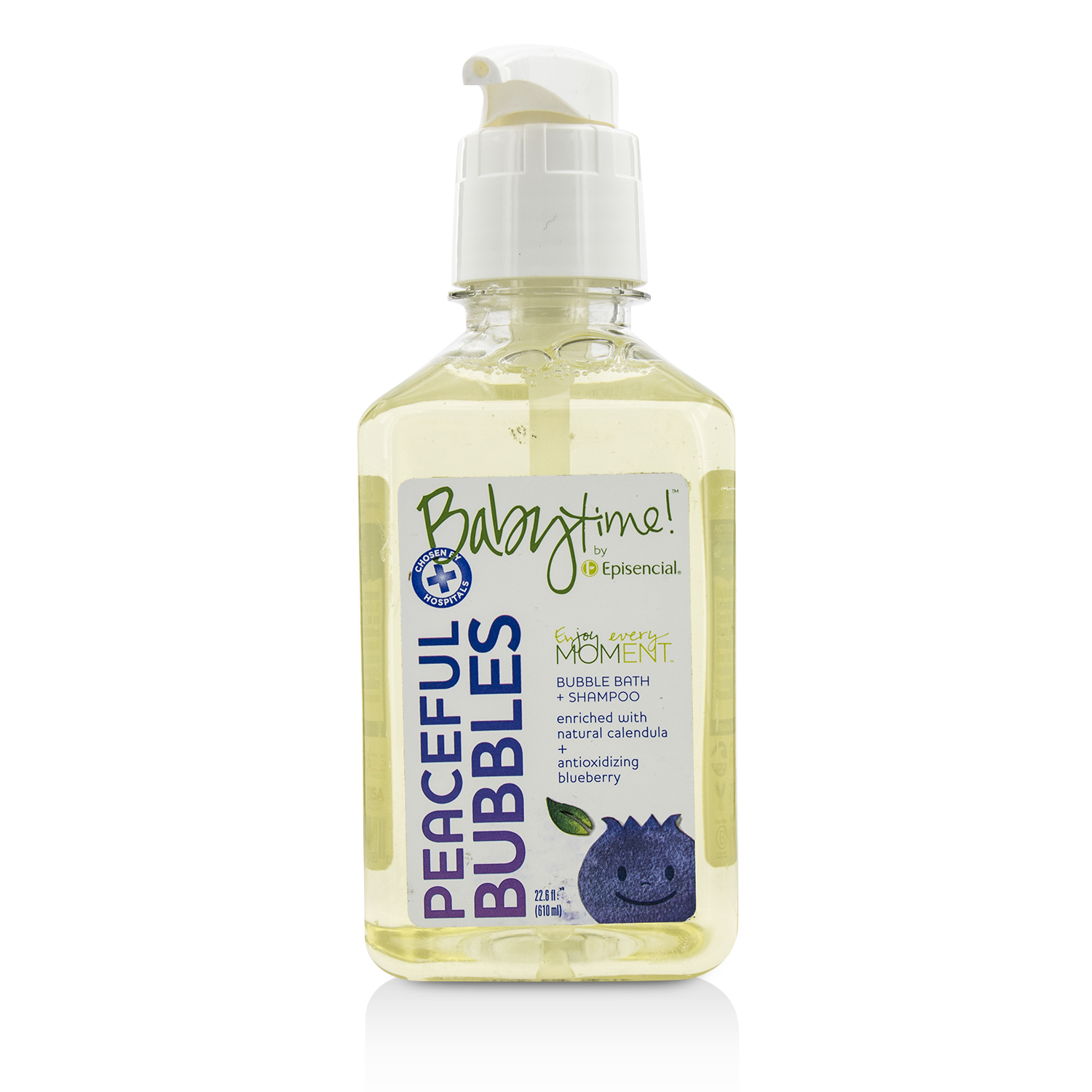 Babytime! by Episencial Peaceful Bubbles - Bubble Bath + Shampoo 610ml/22.6oz