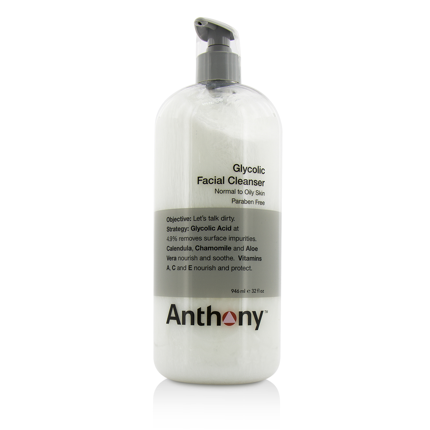 Anthony Logistics For Men Glycolic Facial Cleanser 946ml/32oz