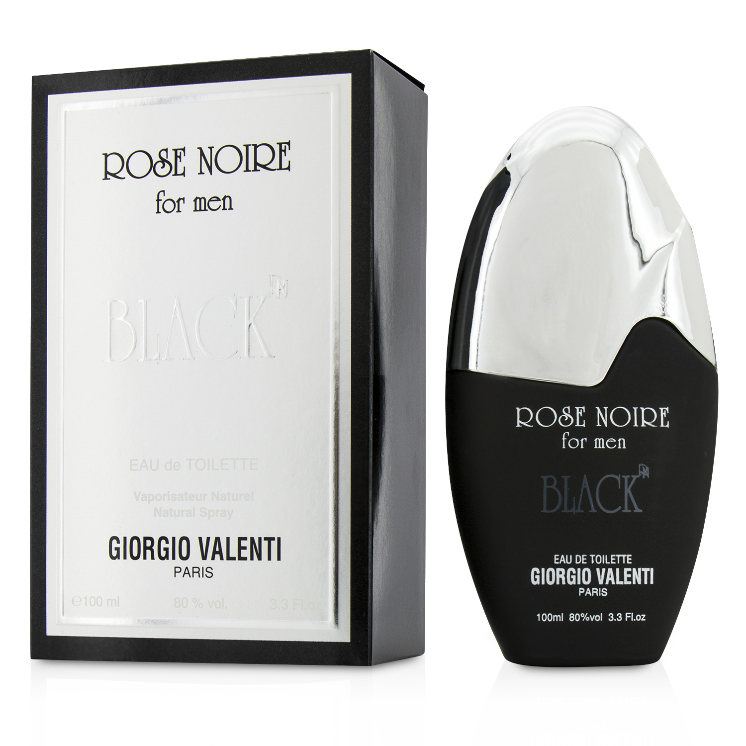 Giorgio Valenti Rose Noire Black Eau De Toilette Spray 100ml/3.3oz