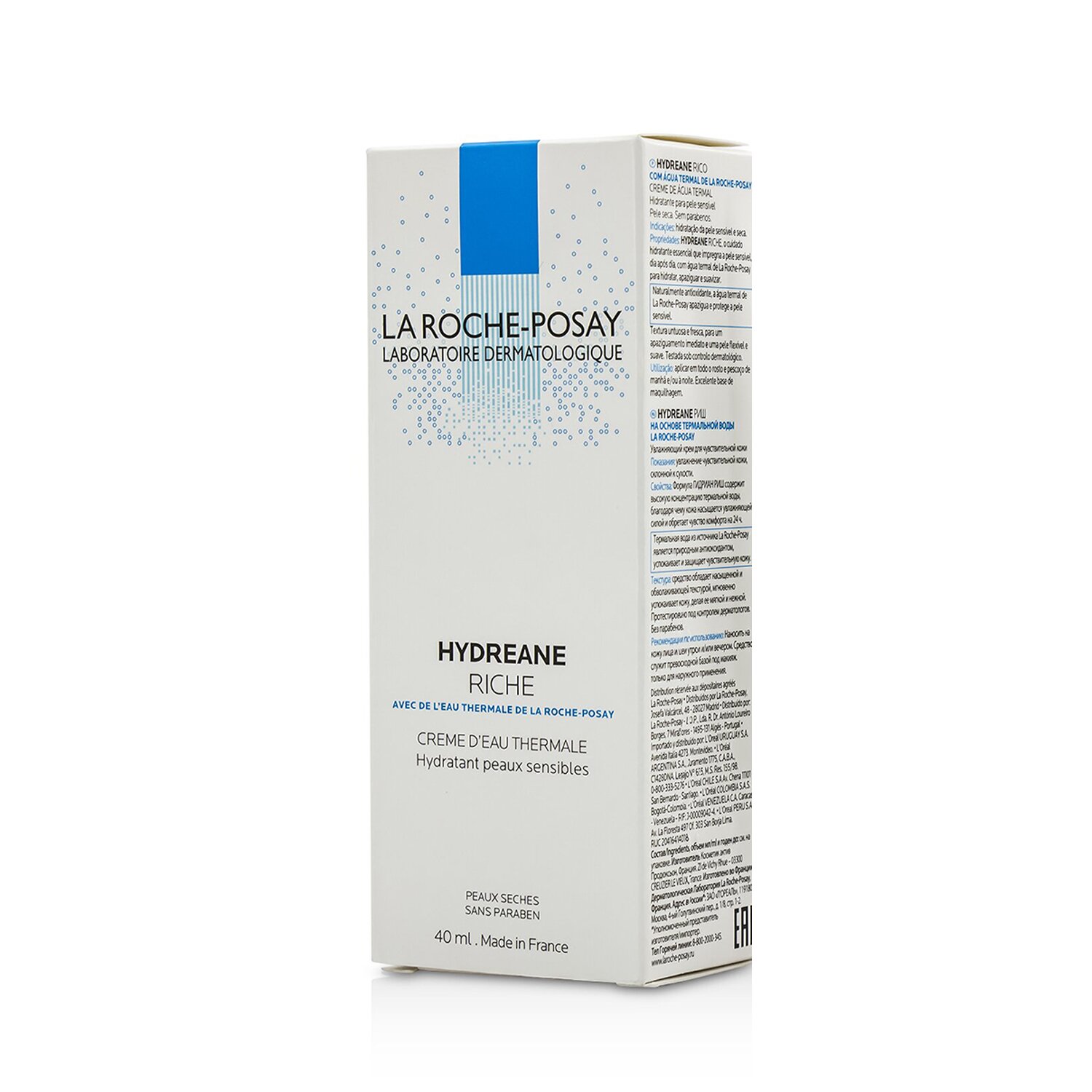 La Roche Posay Hydreane Thermal Spring Water Cream Sensitive Skin Moisturizer - Rich 40ml/1.35oz