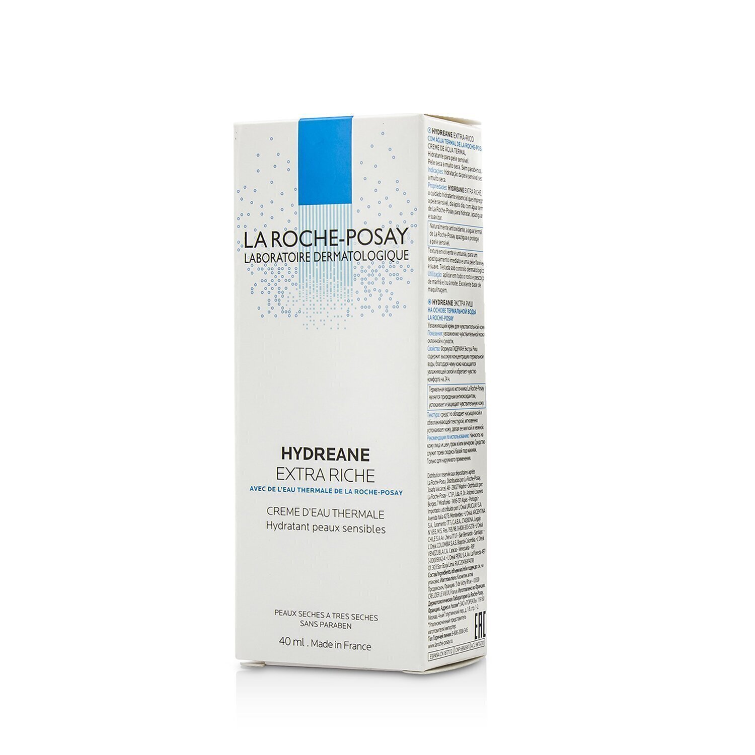 La Roche Posay Hydreane Thermal Spring Water Cream Sensitive Skin Moisturizer - Extra Rich 40ml/1.35oz