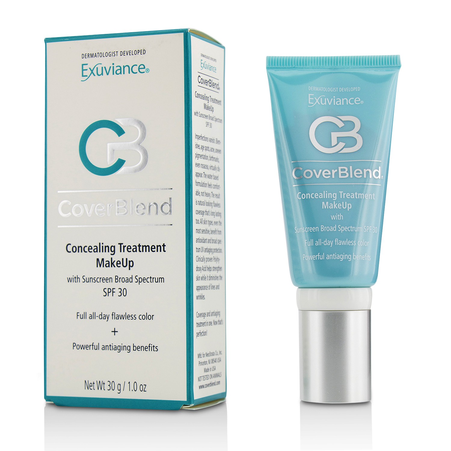 Exuviance Coverblend Concealing Treatment Makeup SPF30 30ml/1oz